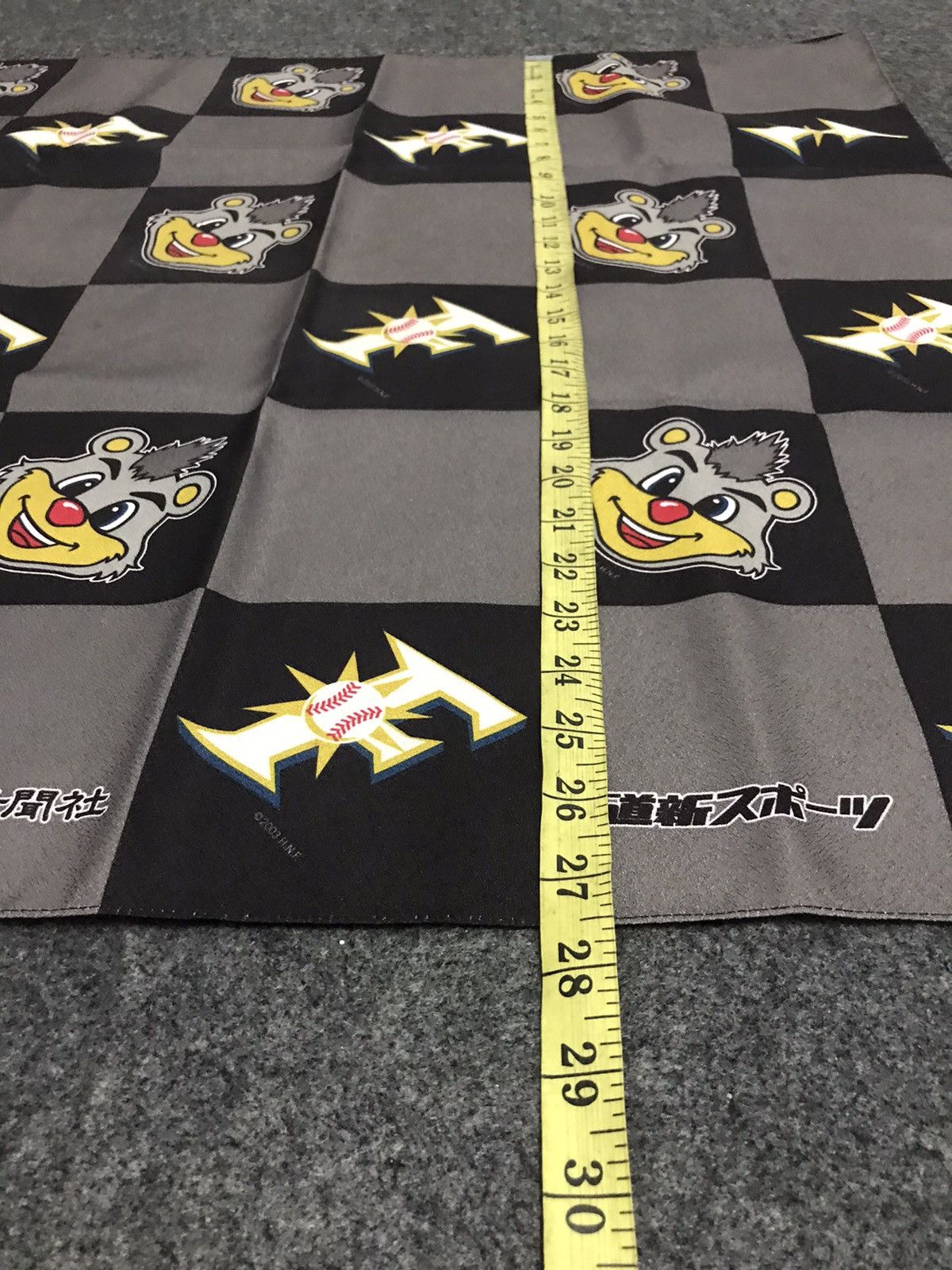 Japanese Brand Japan Fighter Baseball Team H.N.F Official Goods Printed Size ONE SIZE - 5 Thumbnail