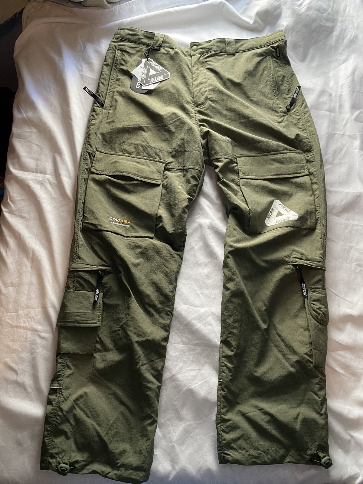 Palace × Streetwear Cordura RS Shell Cargos Green XL | Grailed