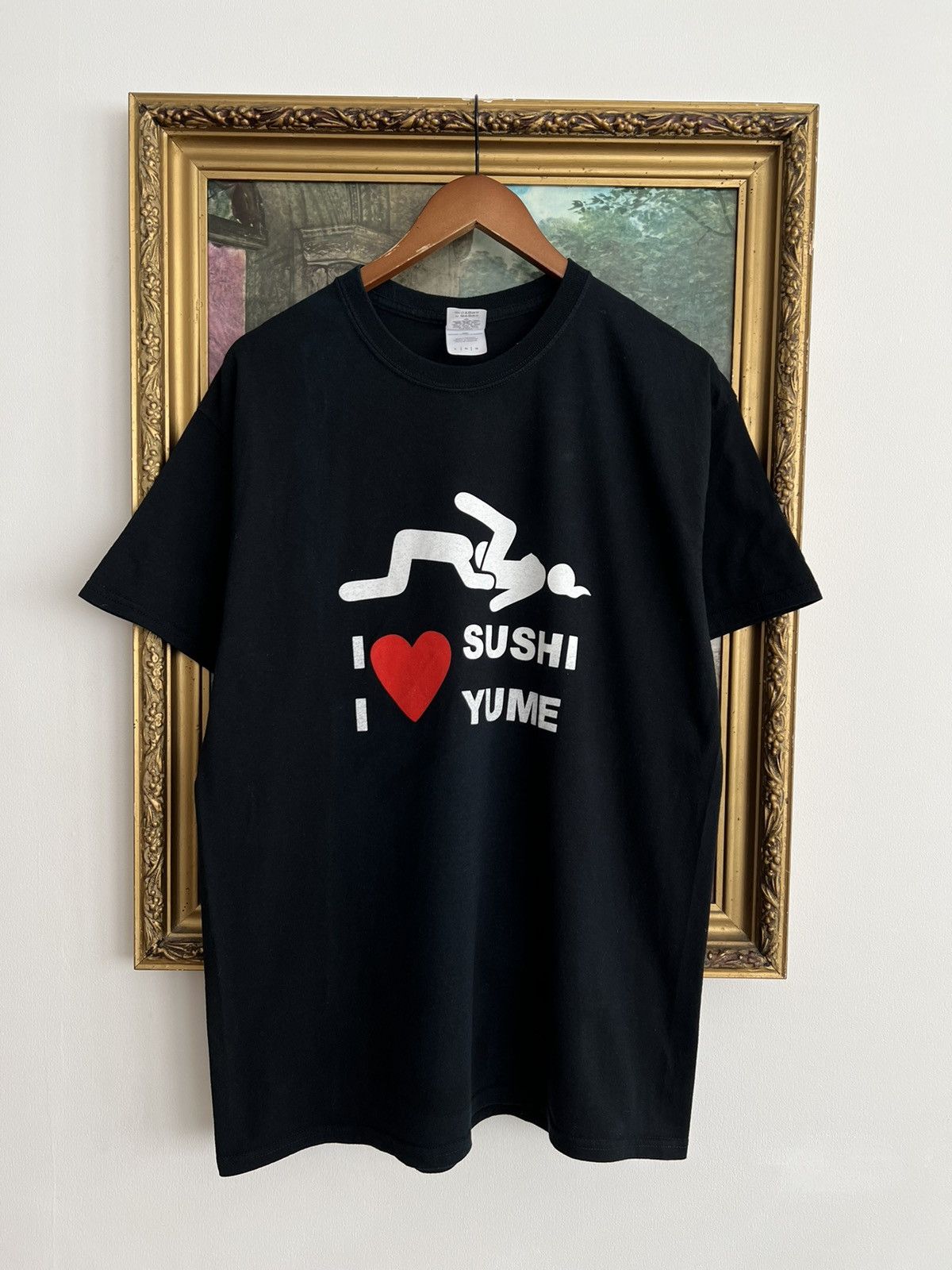 Vintage Vintage 2000s I Love Sushi Sex Sexy Girl Porn Star Black Tee |  Grailed