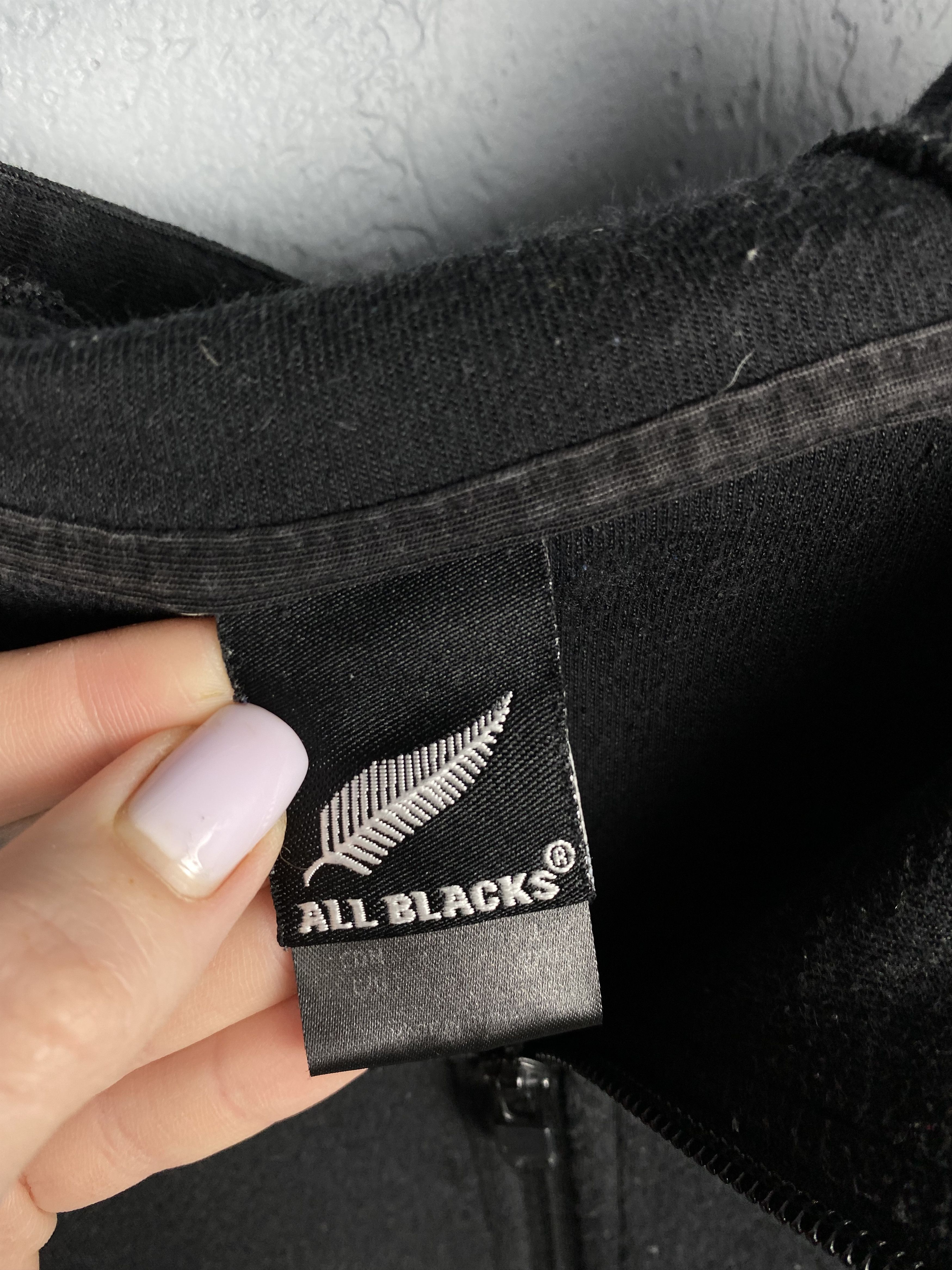 Adidas × All Blacks × Vintage Adidas All Black Mens Rugby Hoodie Jersey T-Shirt Tee Size US L / EU 52-54 / 3 - 7 Thumbnail