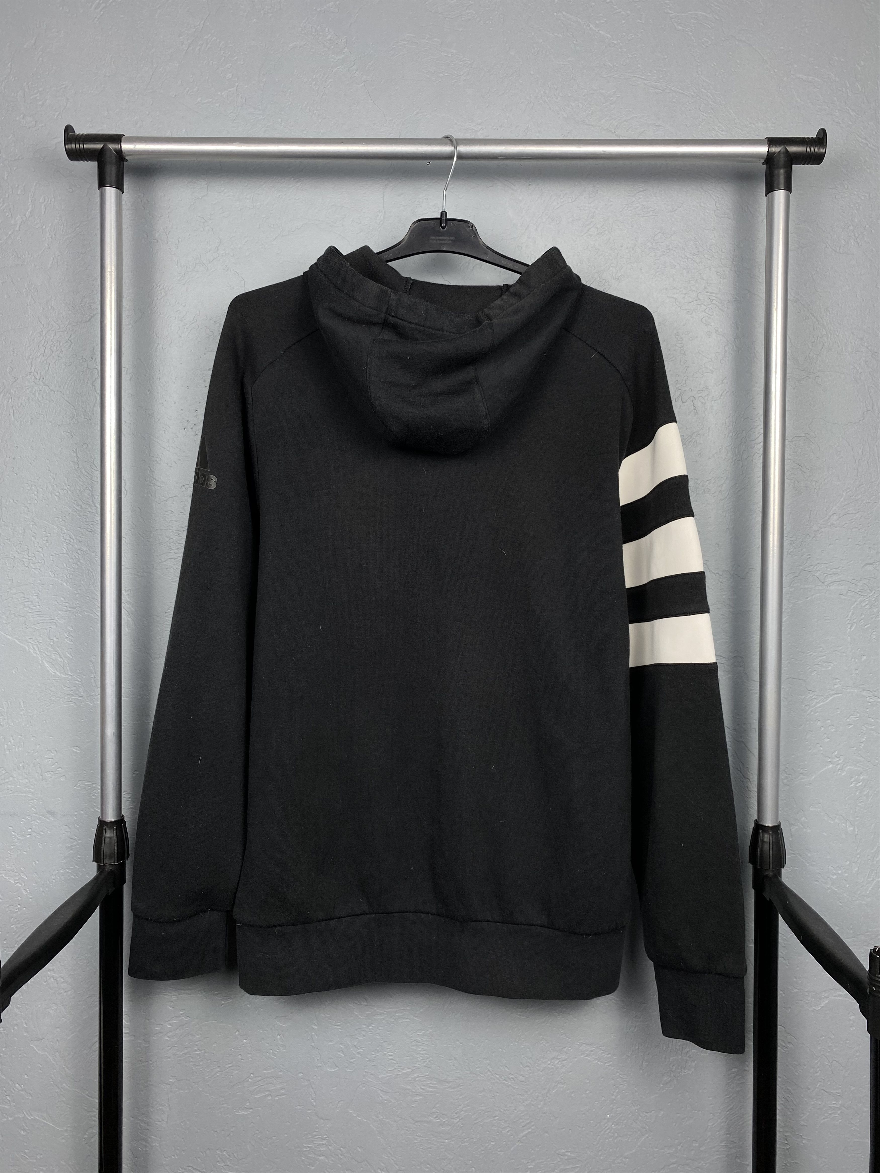 Adidas × All Blacks × Vintage Adidas All Black Mens Rugby Hoodie Jersey T-Shirt Tee Size US L / EU 52-54 / 3 - 11 Thumbnail