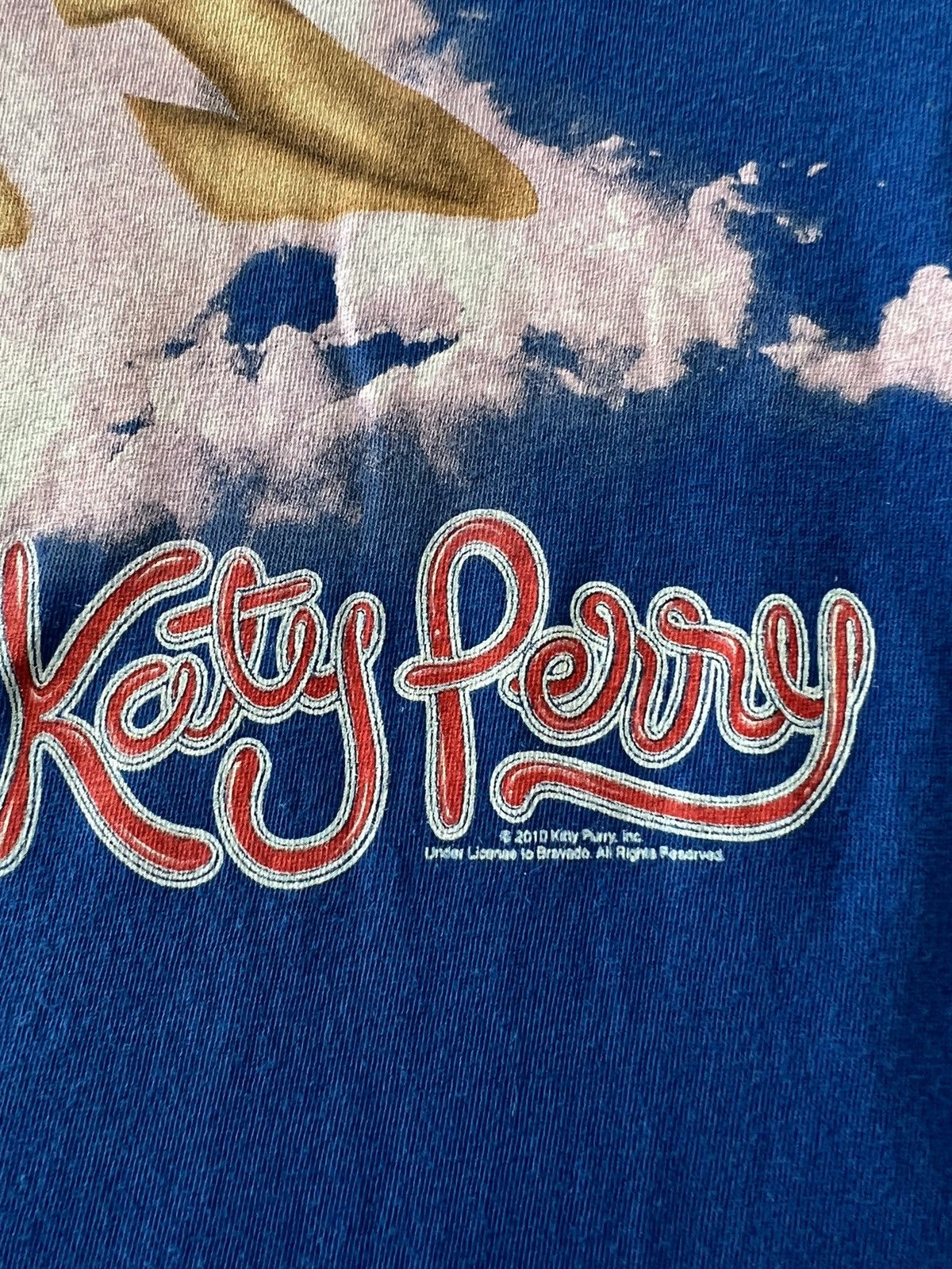 Band Tees Vintage 2010 Katy Perry Teenage Dream Blue Tee Size US M / EU 48-50 / 2 - 5 Thumbnail