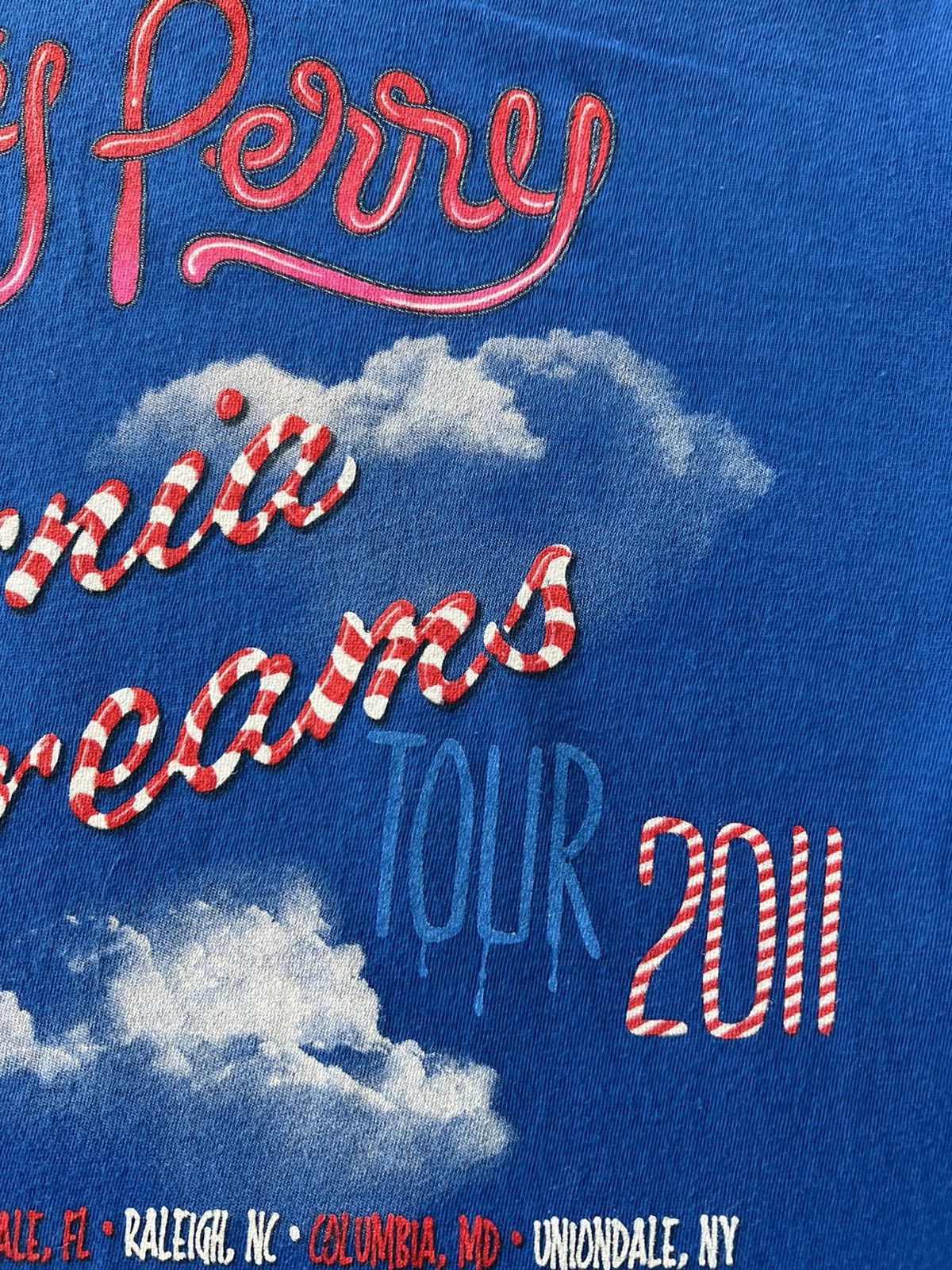 Band Tees Vintage 2010 Katy Perry Teenage Dream Blue Tee Size US M / EU 48-50 / 2 - 9 Thumbnail