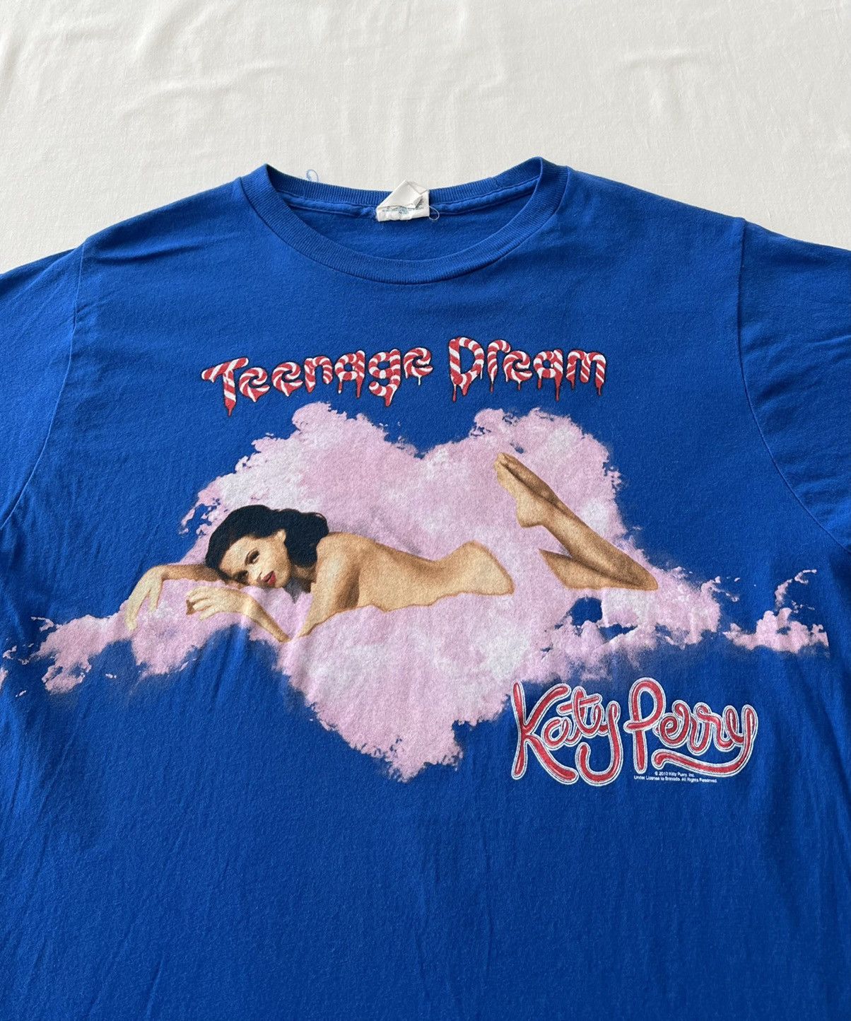 Band Tees Vintage 2010 Katy Perry Teenage Dream Blue Tee Size US M / EU 48-50 / 2 - 3 Thumbnail