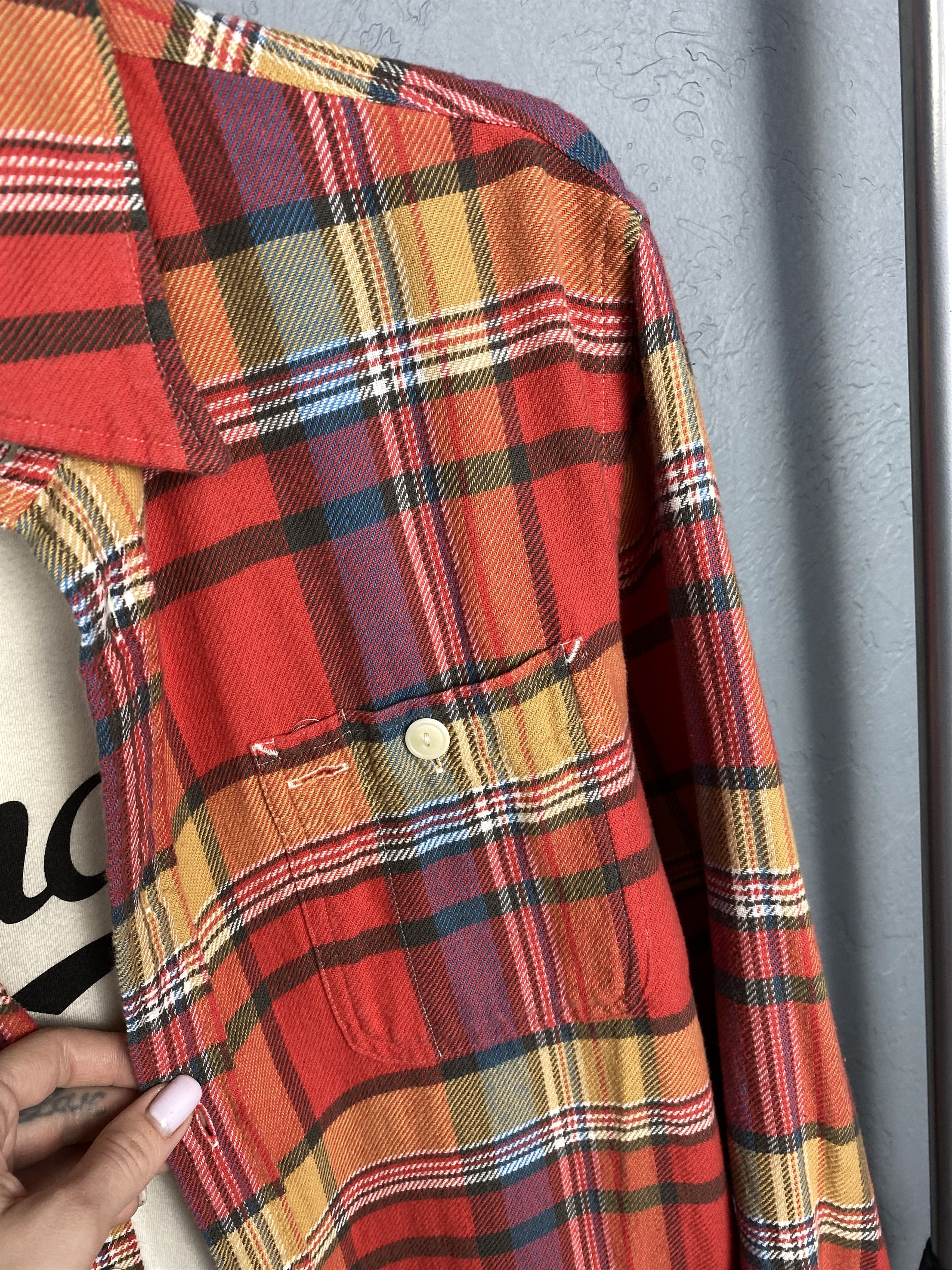 Polo Ralph Lauren Polo Ralph Lauren Mens Flannel Plaid Shirt Size US L / EU 52-54 / 3 - 3 Thumbnail