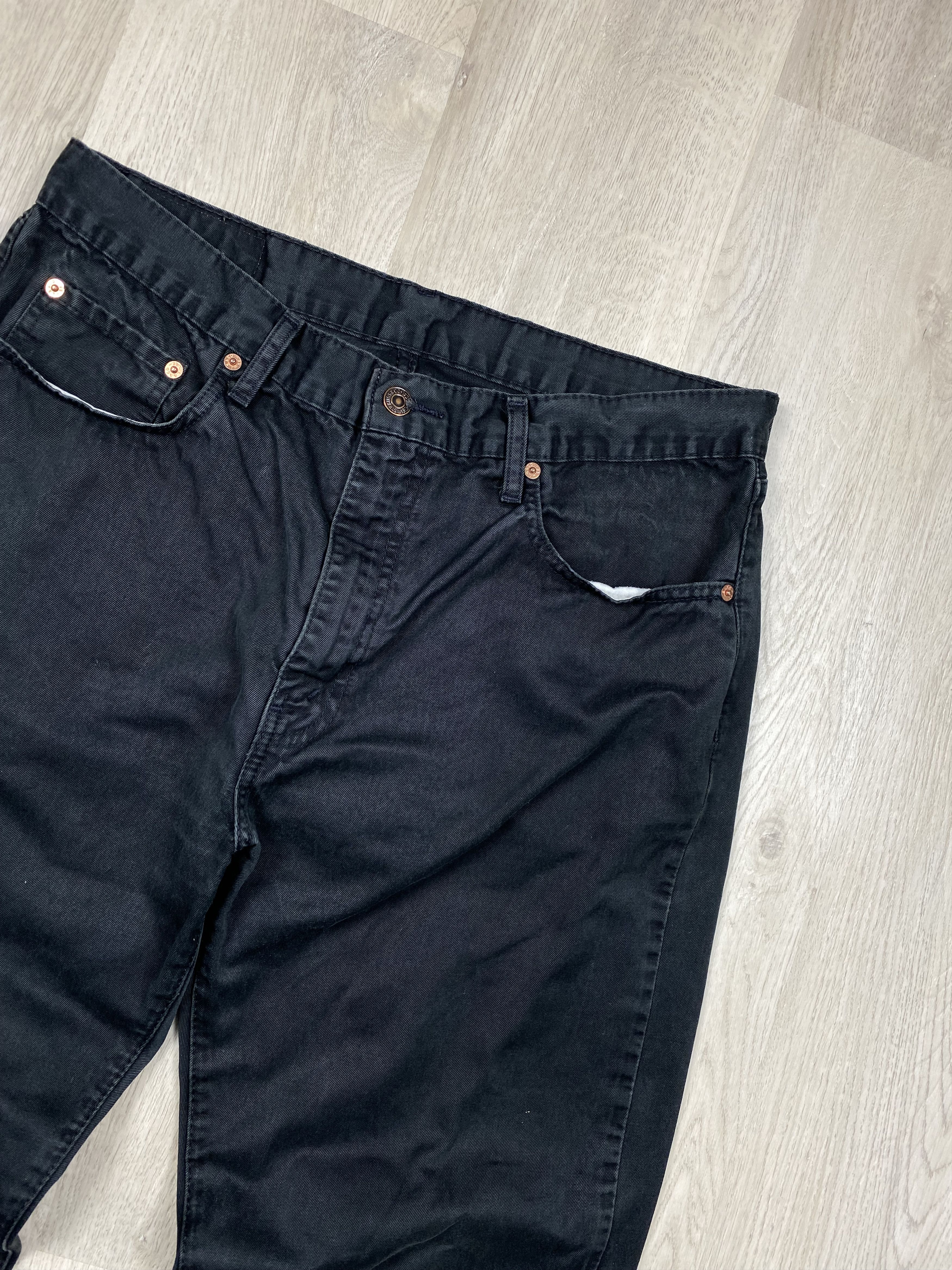 Levi's × Levi's Vintage Clothing × Vintage Levis 615 White Tab Black Denim Pants Jeans Size US 36 / EU 52 - 6 Thumbnail