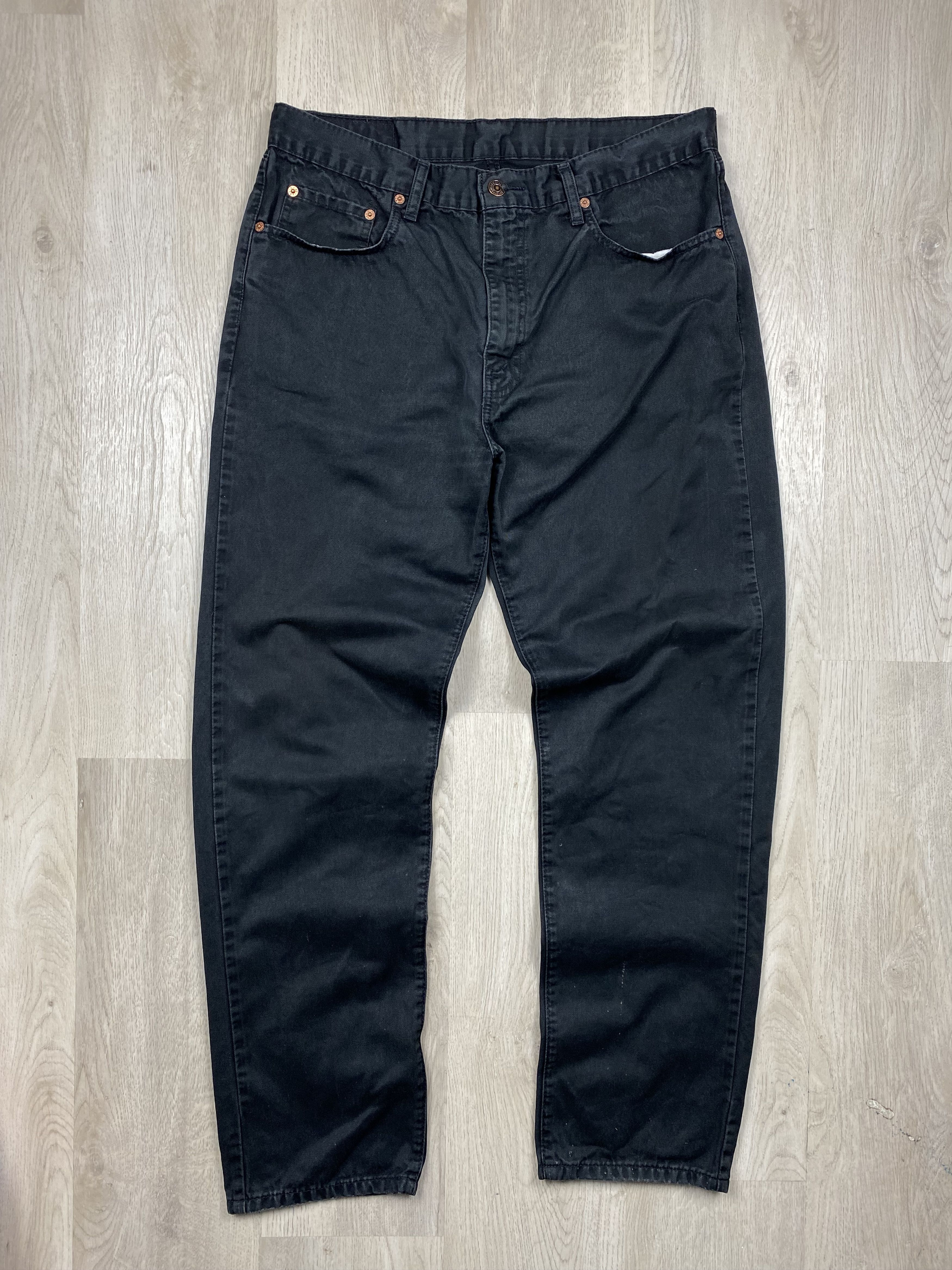Levi's × Levi's Vintage Clothing × Vintage Levis 615 White Tab Black Denim Pants Jeans Size US 36 / EU 52 - 5 Thumbnail