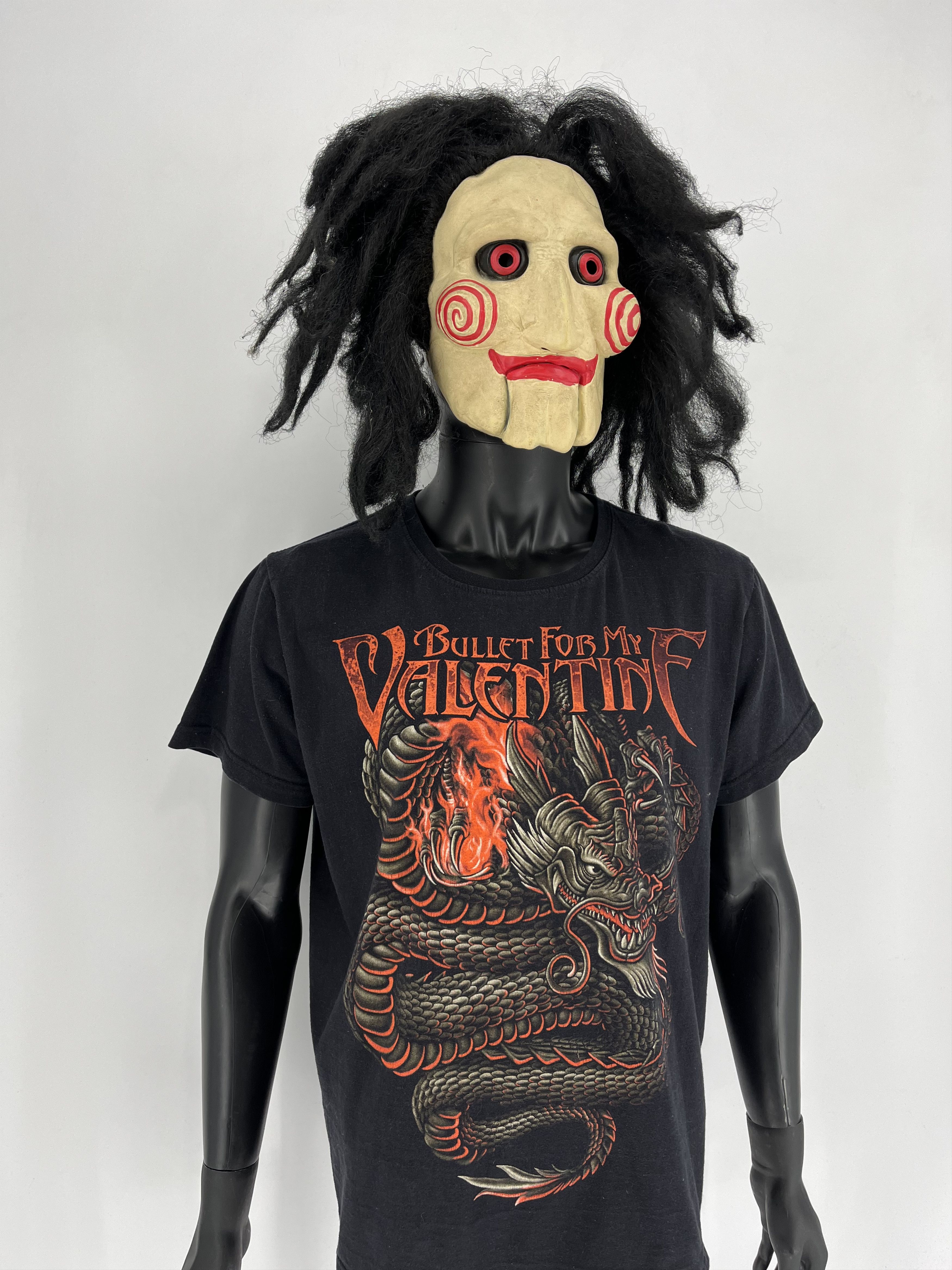 Band Tees × Vintage Vintage Y2K Bullet For My Valentine Dragon Tee Band Rock tee Size US L / EU 52-54 / 3 - 3 Thumbnail