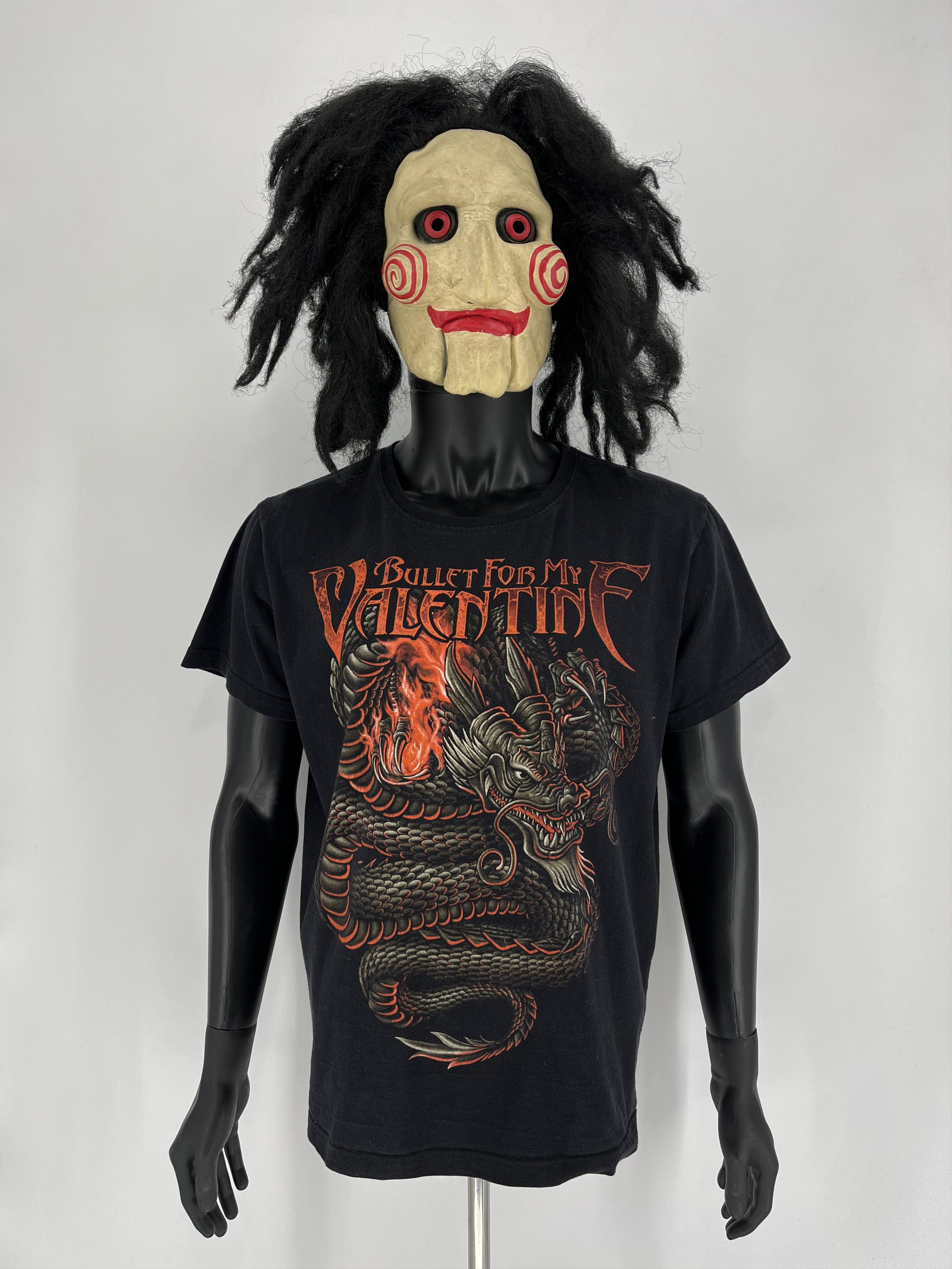 Band Tees × Vintage Vintage Y2K Bullet For My Valentine Dragon Tee Band Rock tee Size US L / EU 52-54 / 3 - 2 Thumbnail