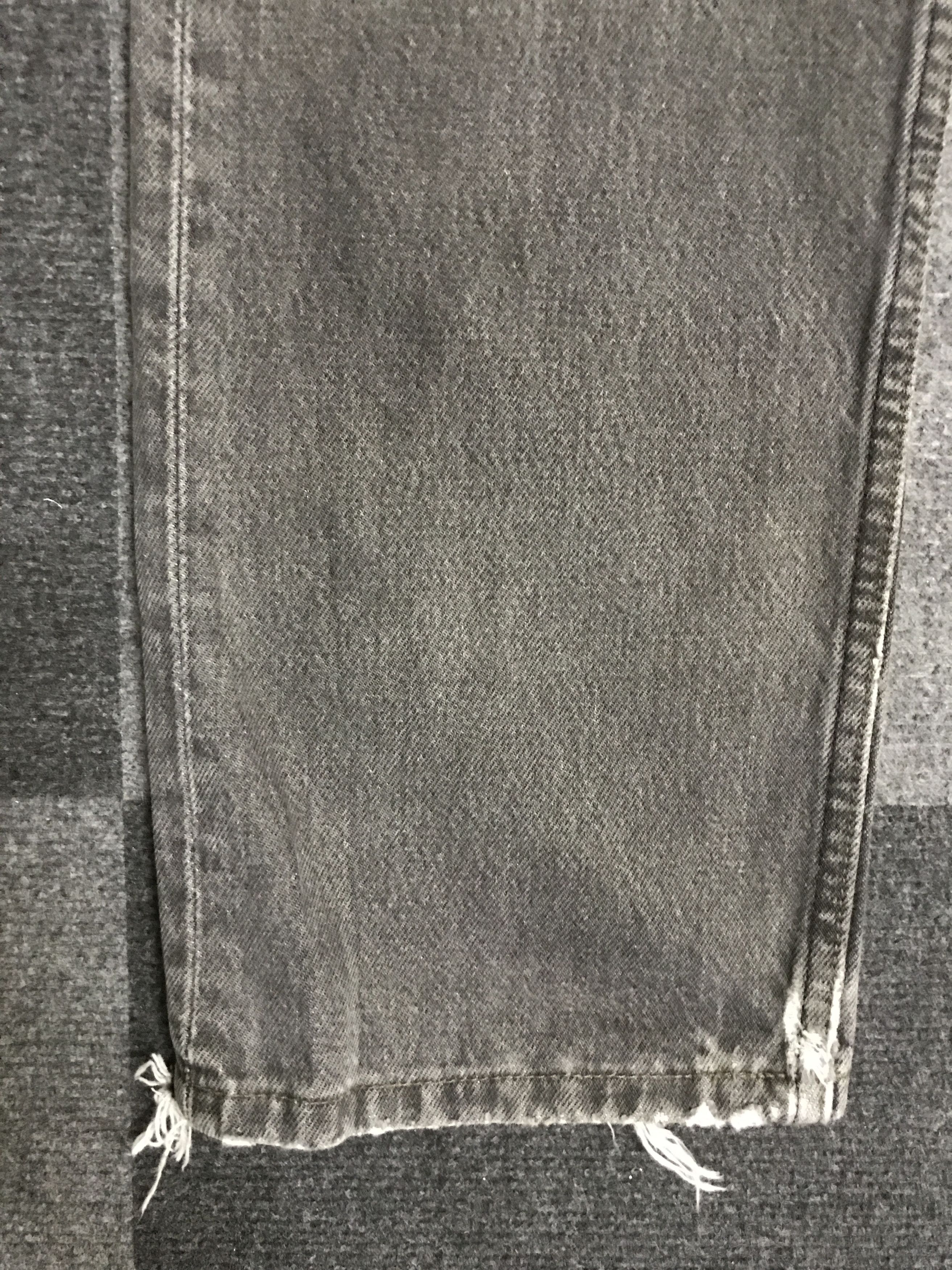 Levi's VLEV132-Vintage Levis 501 Black Wash Jeans Size US 32 / EU 48 - 5 Thumbnail