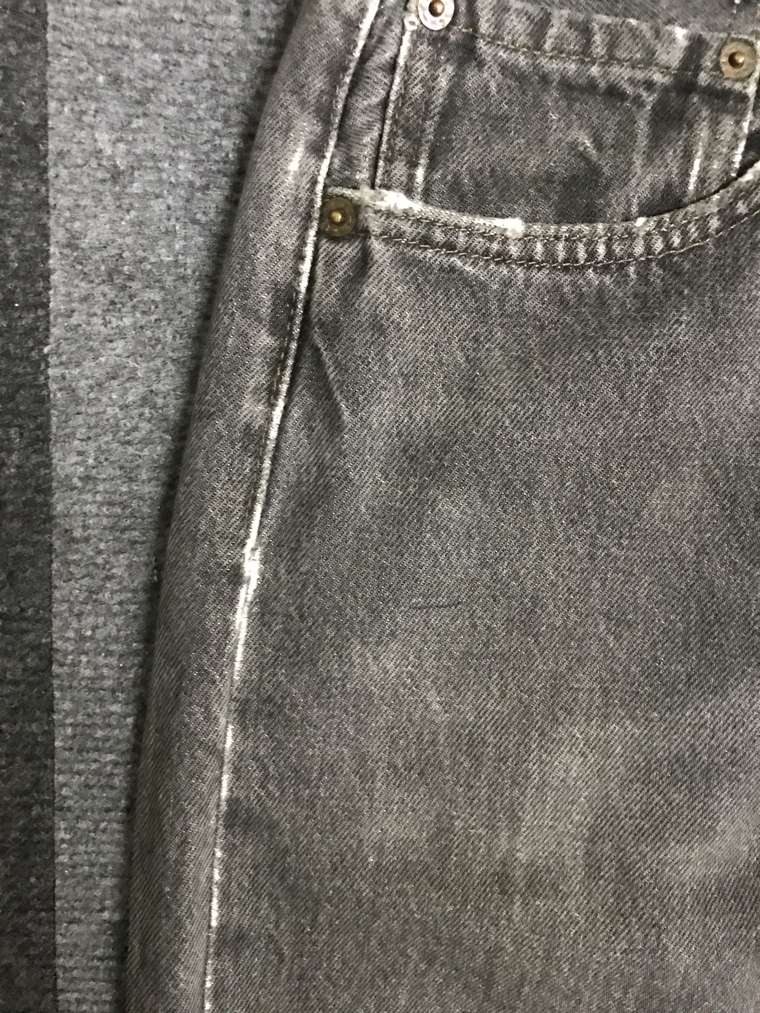 Levi's VLEV132-Vintage Levis 501 Black Wash Jeans Size US 32 / EU 48 - 7 Thumbnail