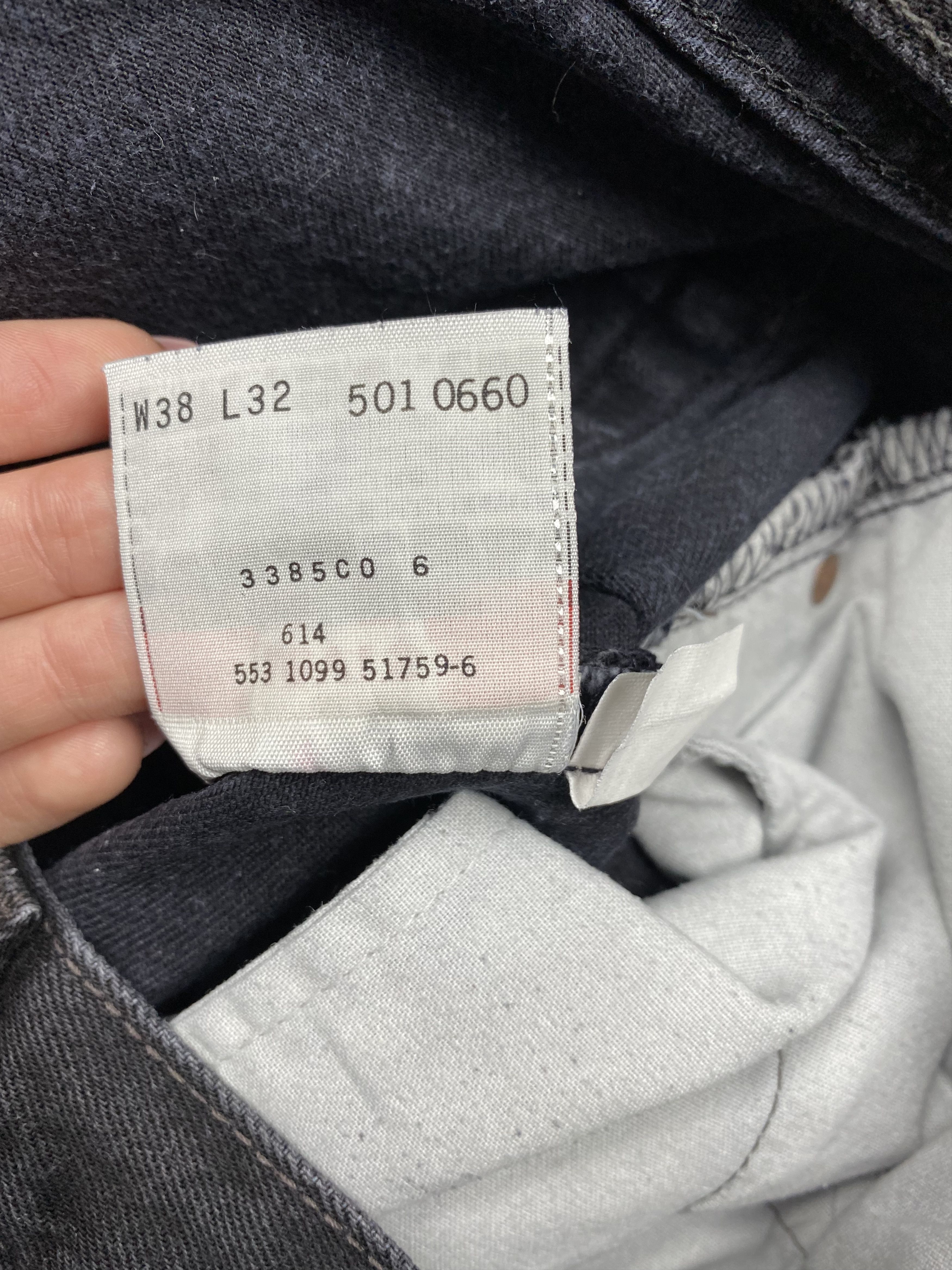Levi's Levis 501 Grey Washed Denim Pants Jeans Made in USA Size US 38 / EU 54 - 10 Thumbnail