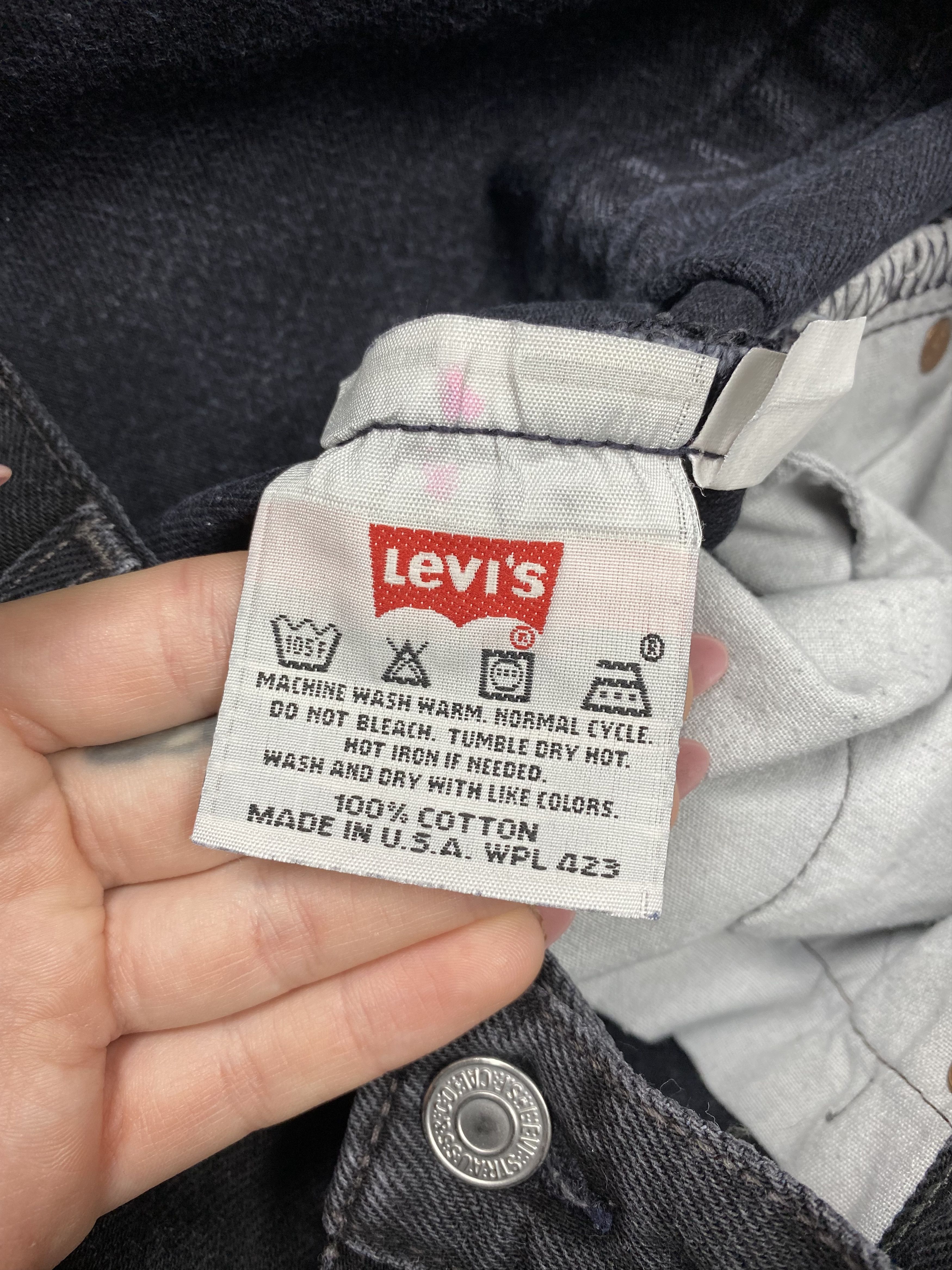 Levi's Levis 501 Grey Washed Denim Pants Jeans Made in USA Size US 38 / EU 54 - 9 Thumbnail
