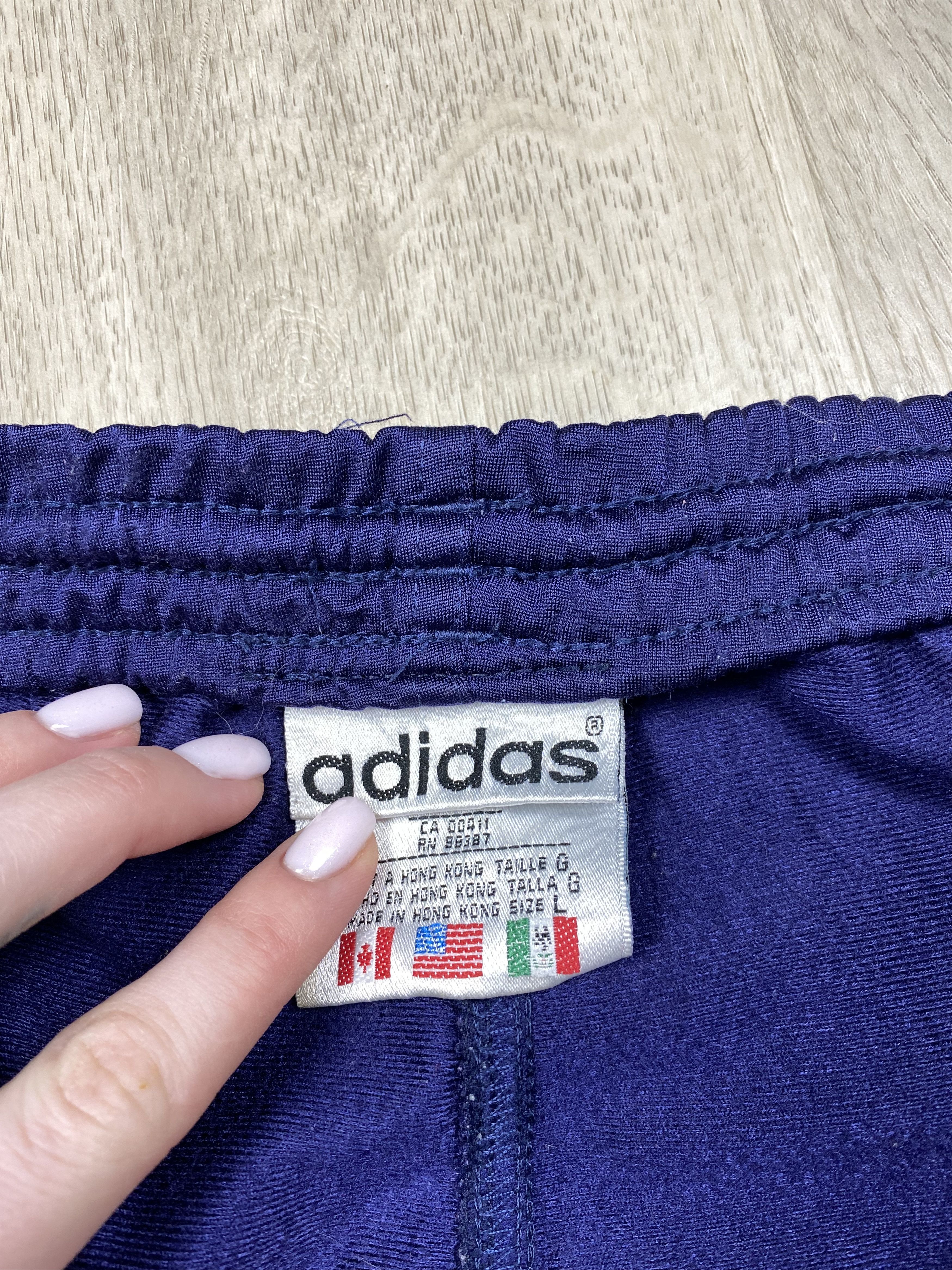 Adidas × Vintage Adidas 90s Vintage Mens Track Pants Drill Size US 34 / EU 50 - 6 Thumbnail