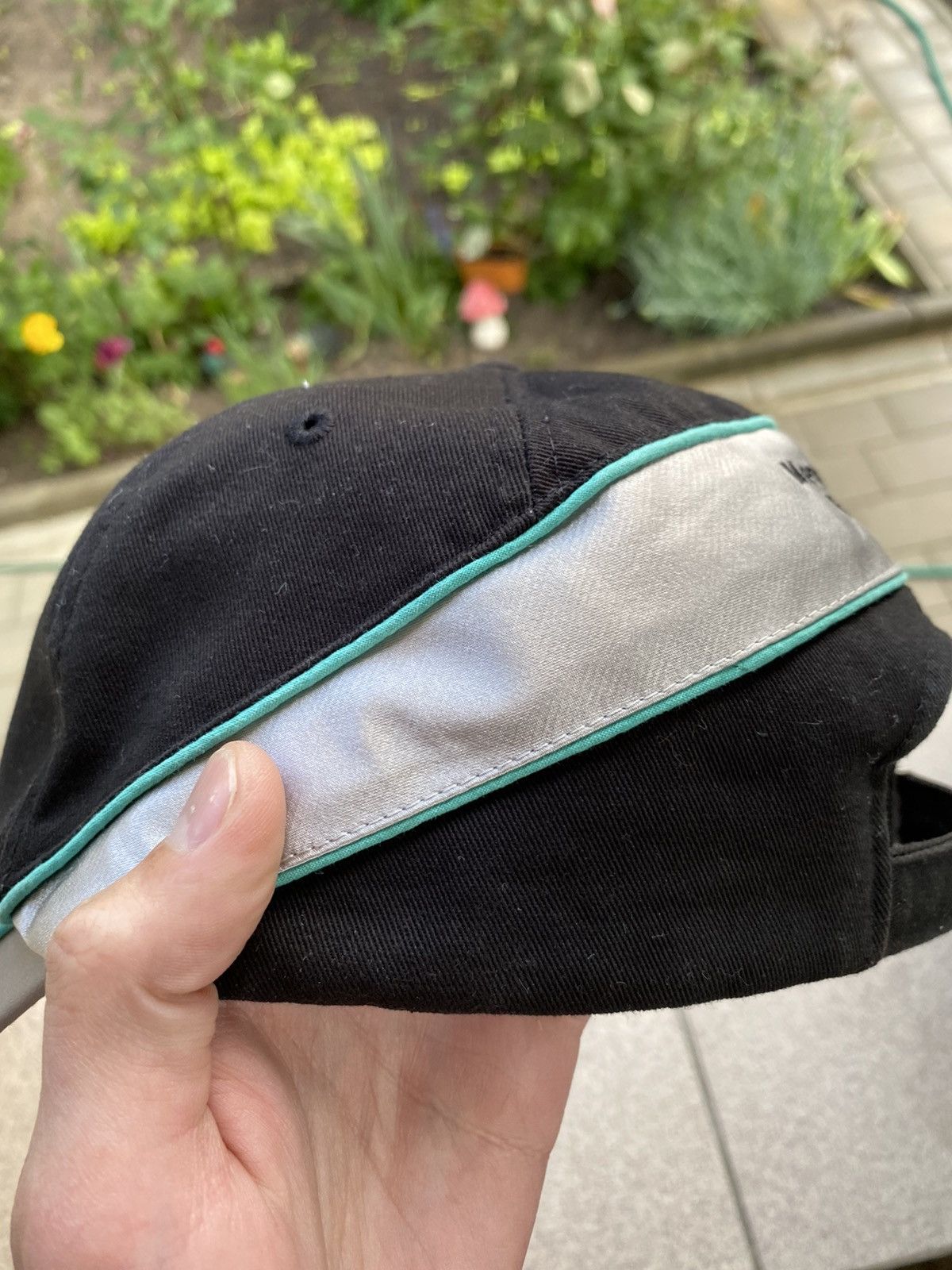 Mercedes-Benz × Vintage 🔥 Vintage 00's Mercedes Benz Official Black Logo Cap Y2K Size ONE SIZE - 5 Thumbnail