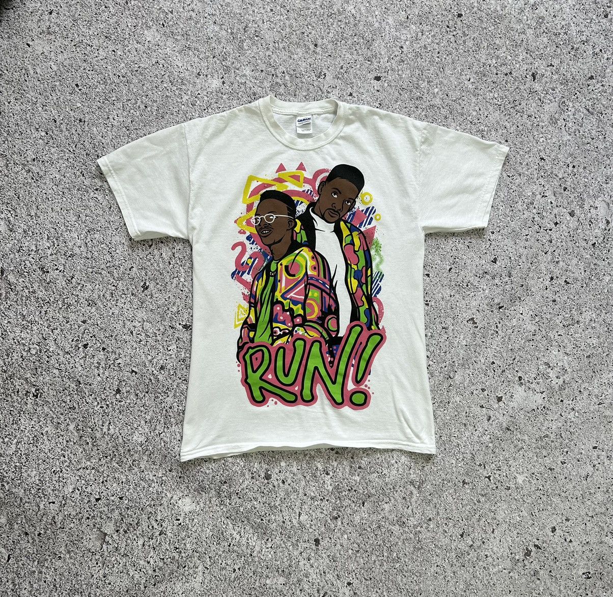 Band Tees × Vintage Vintage DJ Jazzy Jeff & the Fresh Prince Run Art T-Shirt Y2K Size US L / EU 52-54 / 3 - 1 Thumbnail