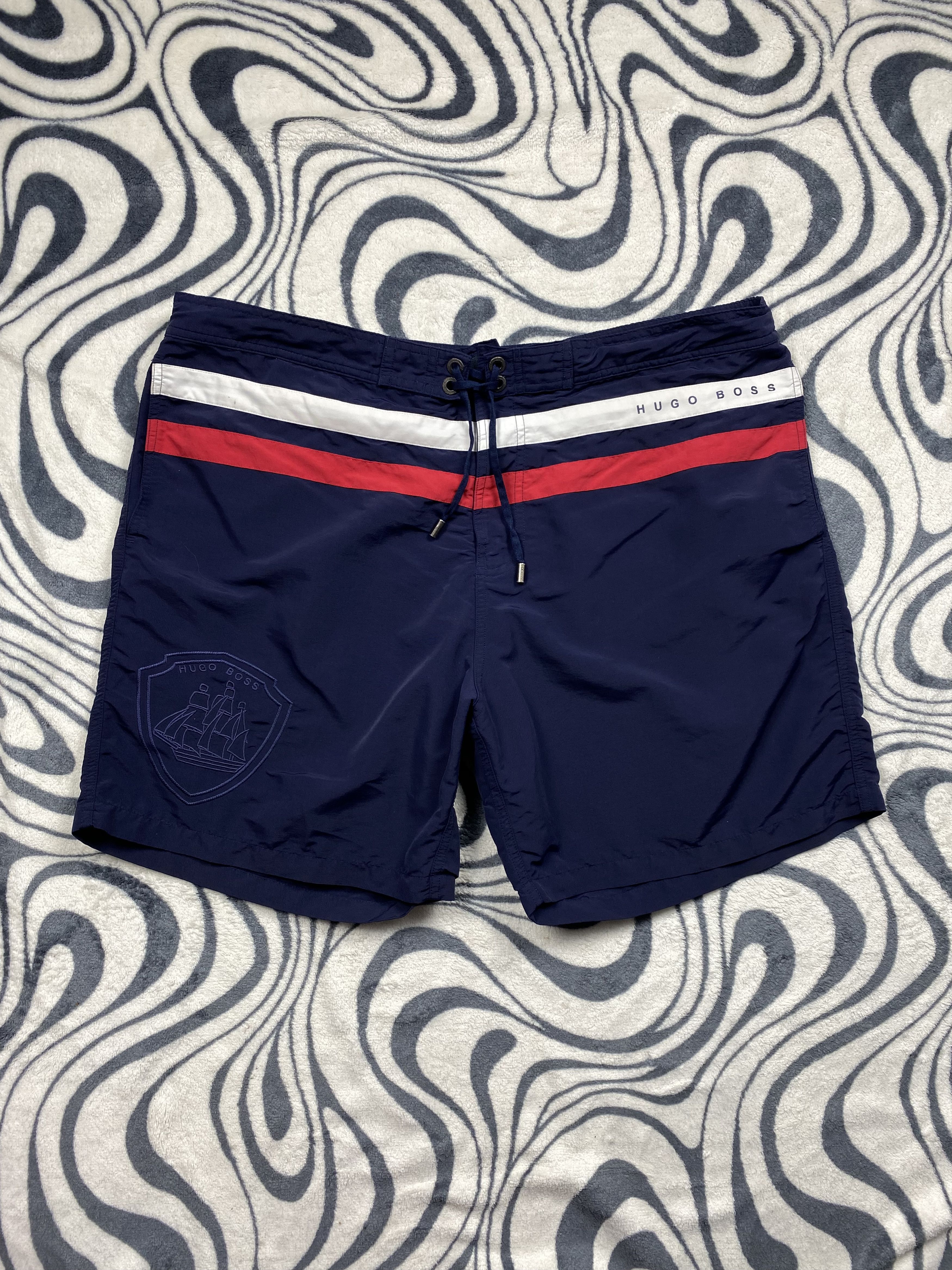 Hugo Boss Hugo Boss Mens Nylon Shorts Y2K Size US 36 / EU 52 - 1 Thumbnail