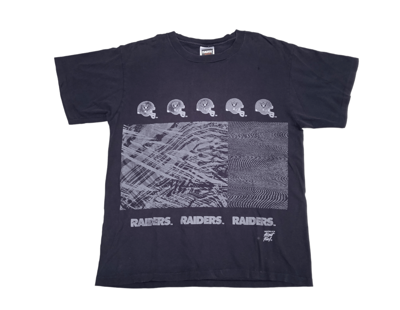Single Stitch LA Raiders Full Print T-Shirt