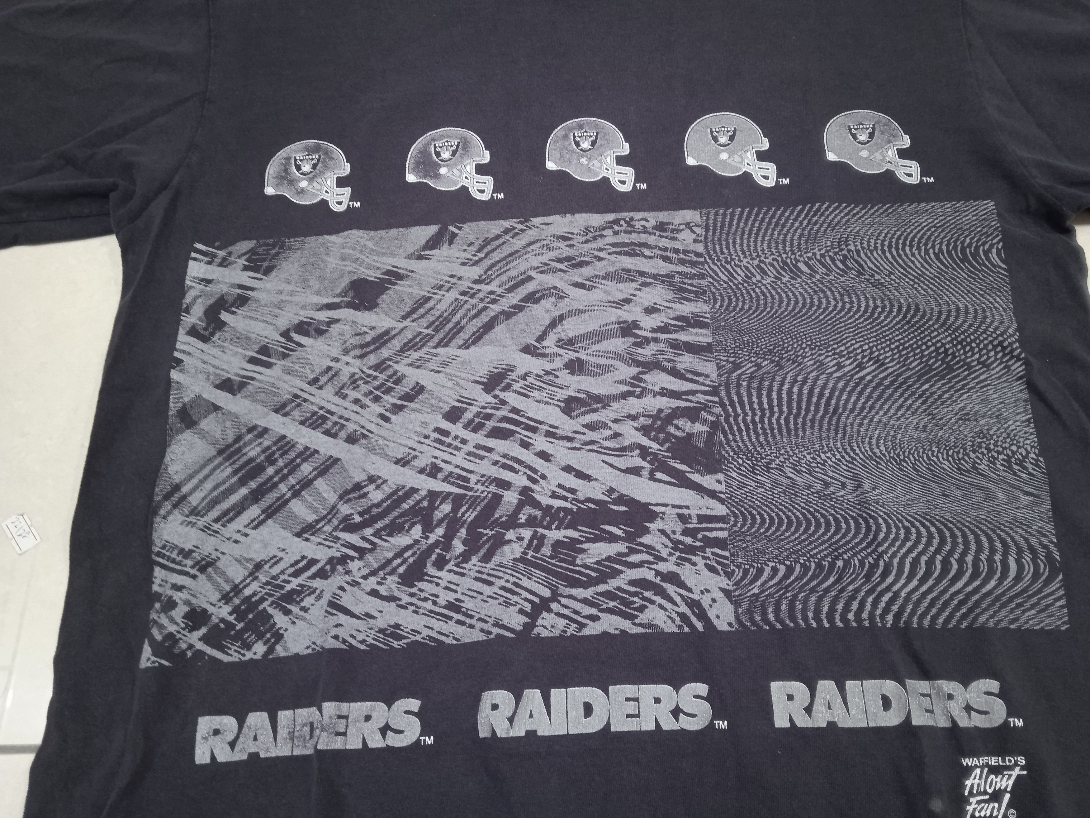 NFL Single Stitch LA Raiders Full Print T-Shirt Size US L / EU 52-54 / 3 - 4 Thumbnail