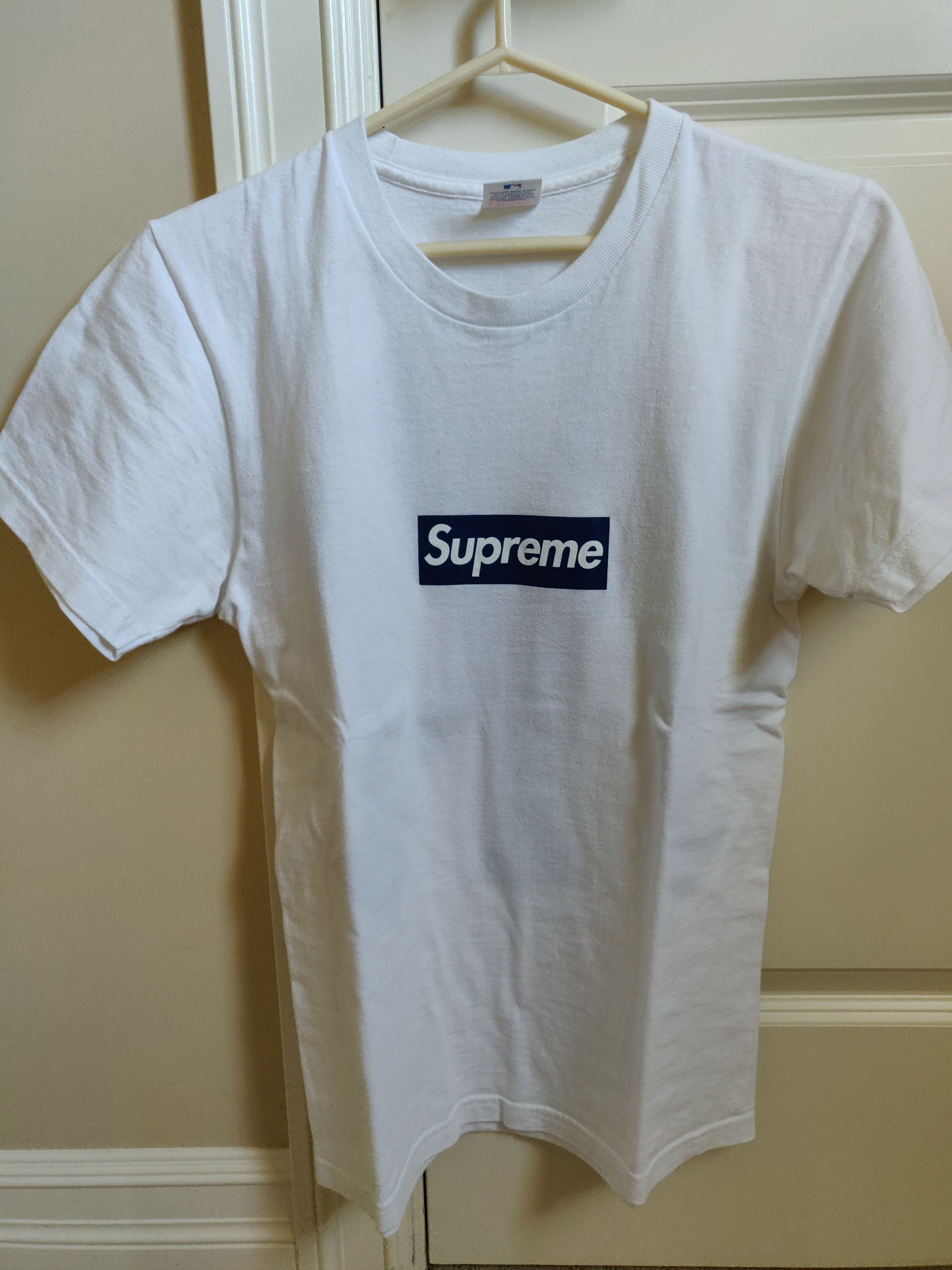 Supreme Yankees Box Logo Tee | Grailed
