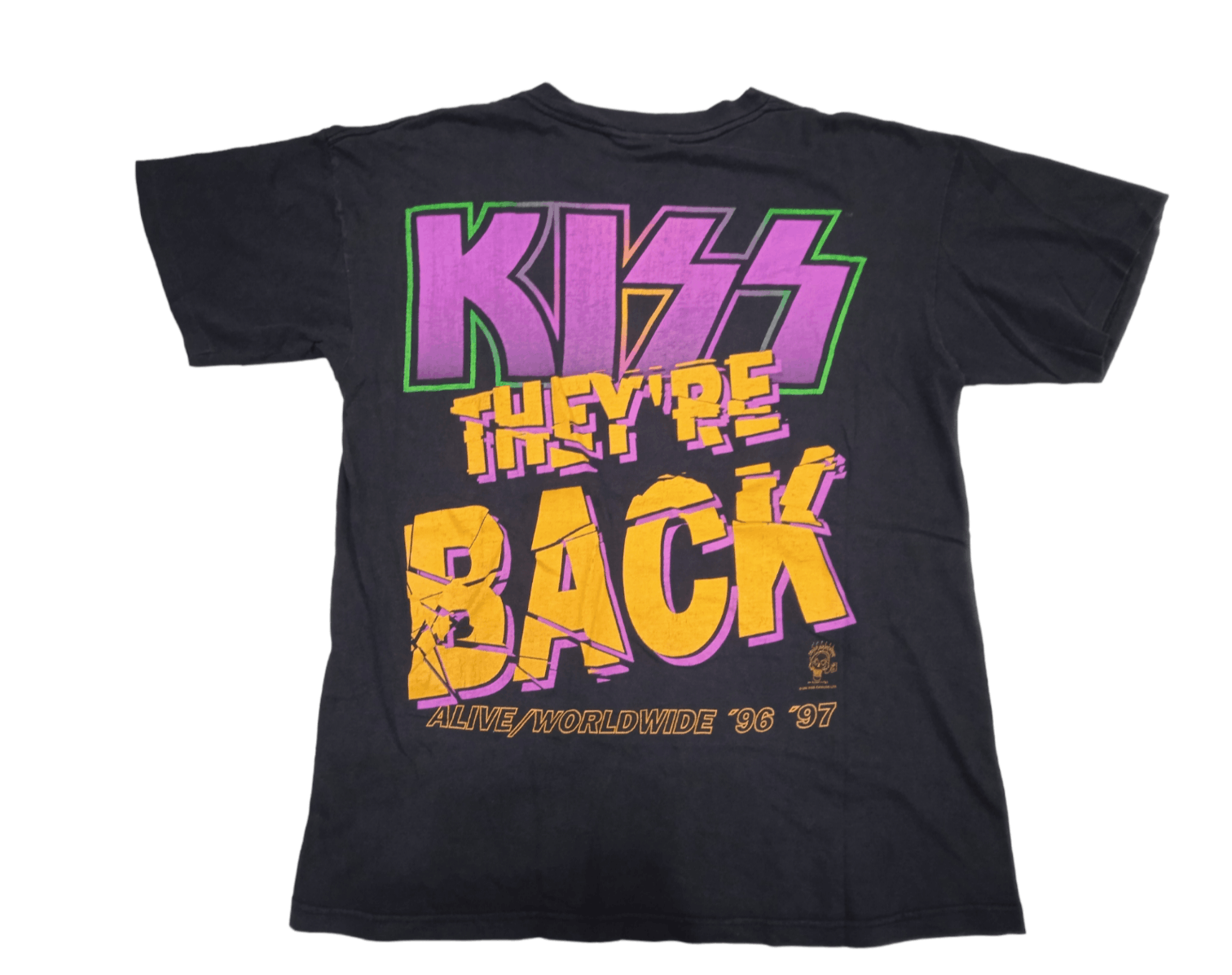 Other VTG KISS 1996 90s Tour T-Shirt Distressed Size US L / EU 52-54 / 3 - 2 Thumbnail