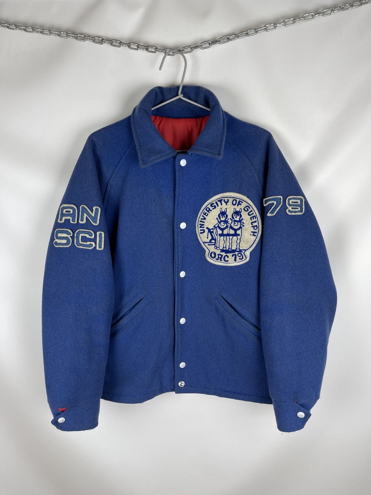 Other Vintage 80s 90s Oac Aggies university of Guelph varsity jckt ...