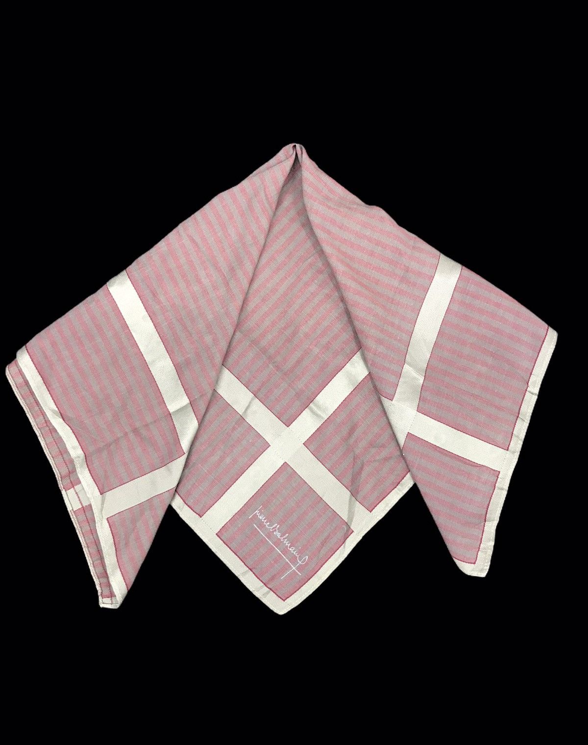 Designer × Pierre Balmain × Vintage Vintage Pierre Balmain Scarf Goods Printed Screen Scarf Size ONE SIZE - 1 Thumbnail