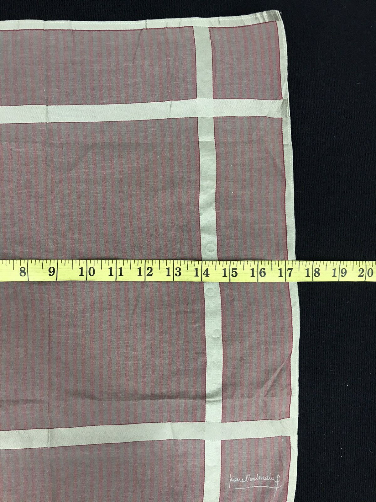 Designer × Pierre Balmain × Vintage Vintage Pierre Balmain Scarf Goods Printed Screen Scarf Size ONE SIZE - 5 Thumbnail