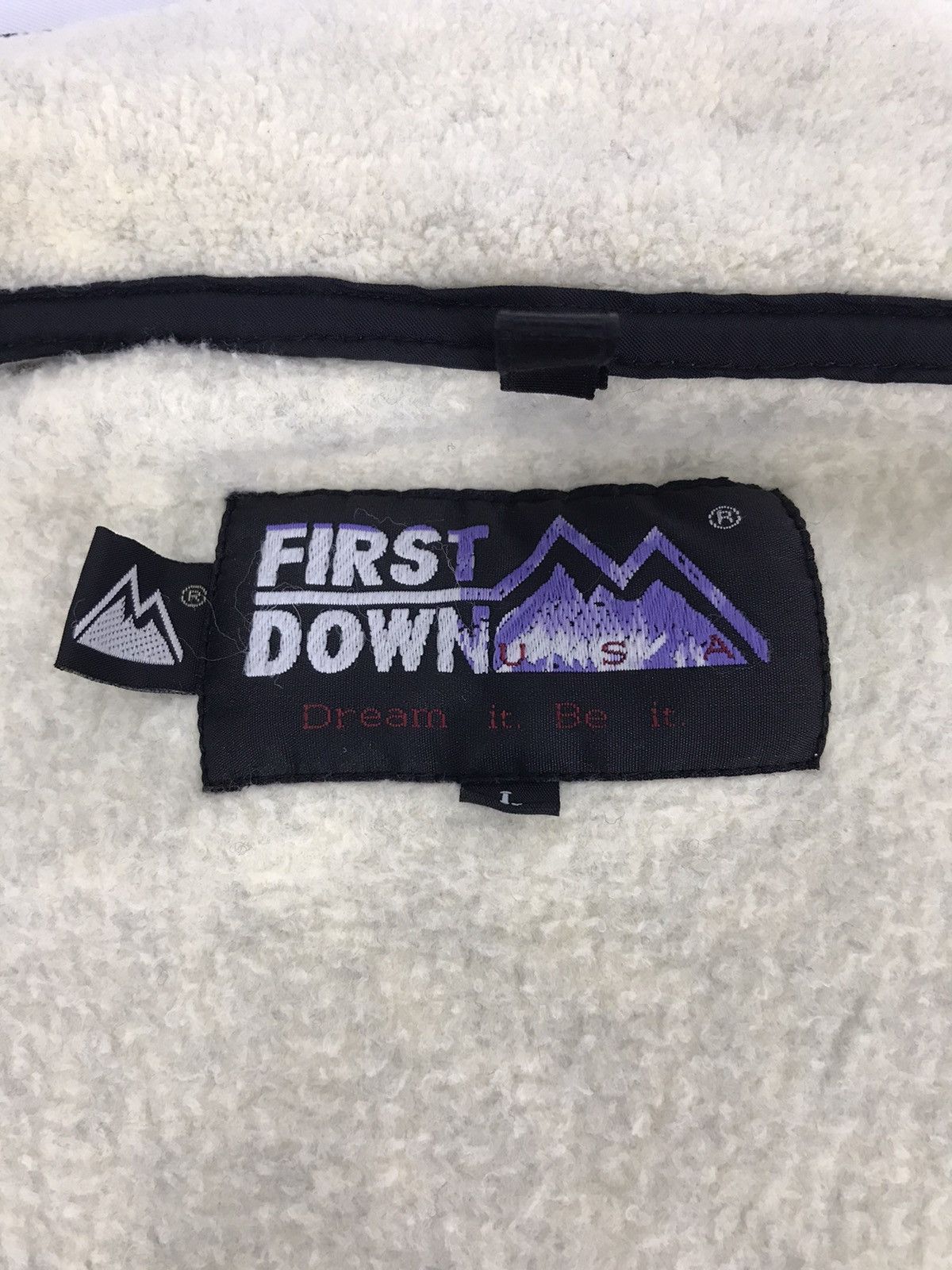 Japanese Brand Vintage First Down USA Design Insulated Wool Winter Wear Size US L / EU 52-54 / 3 - 3 Thumbnail