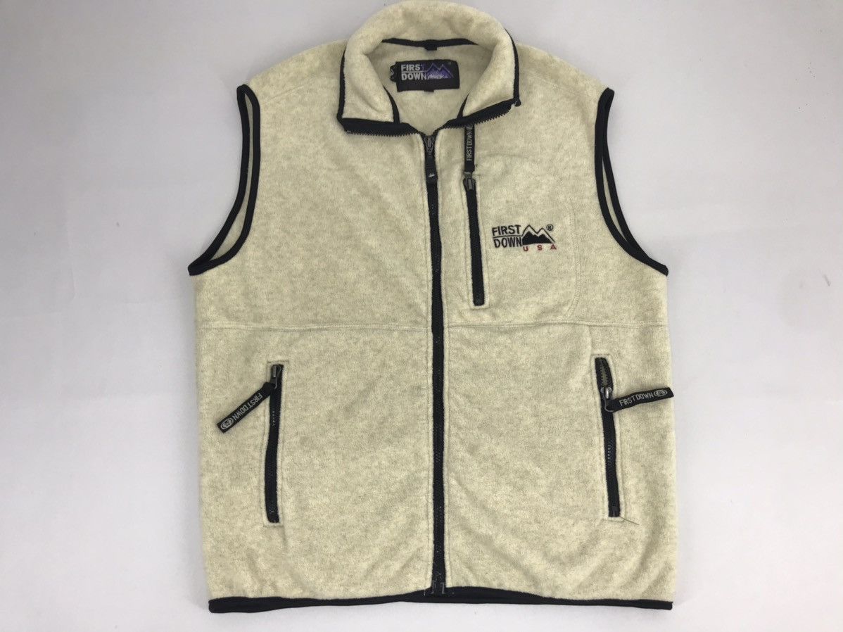 Japanese Brand Vintage First Down USA Design Insulated Wool Winter Wear Size US L / EU 52-54 / 3 - 1 Thumbnail