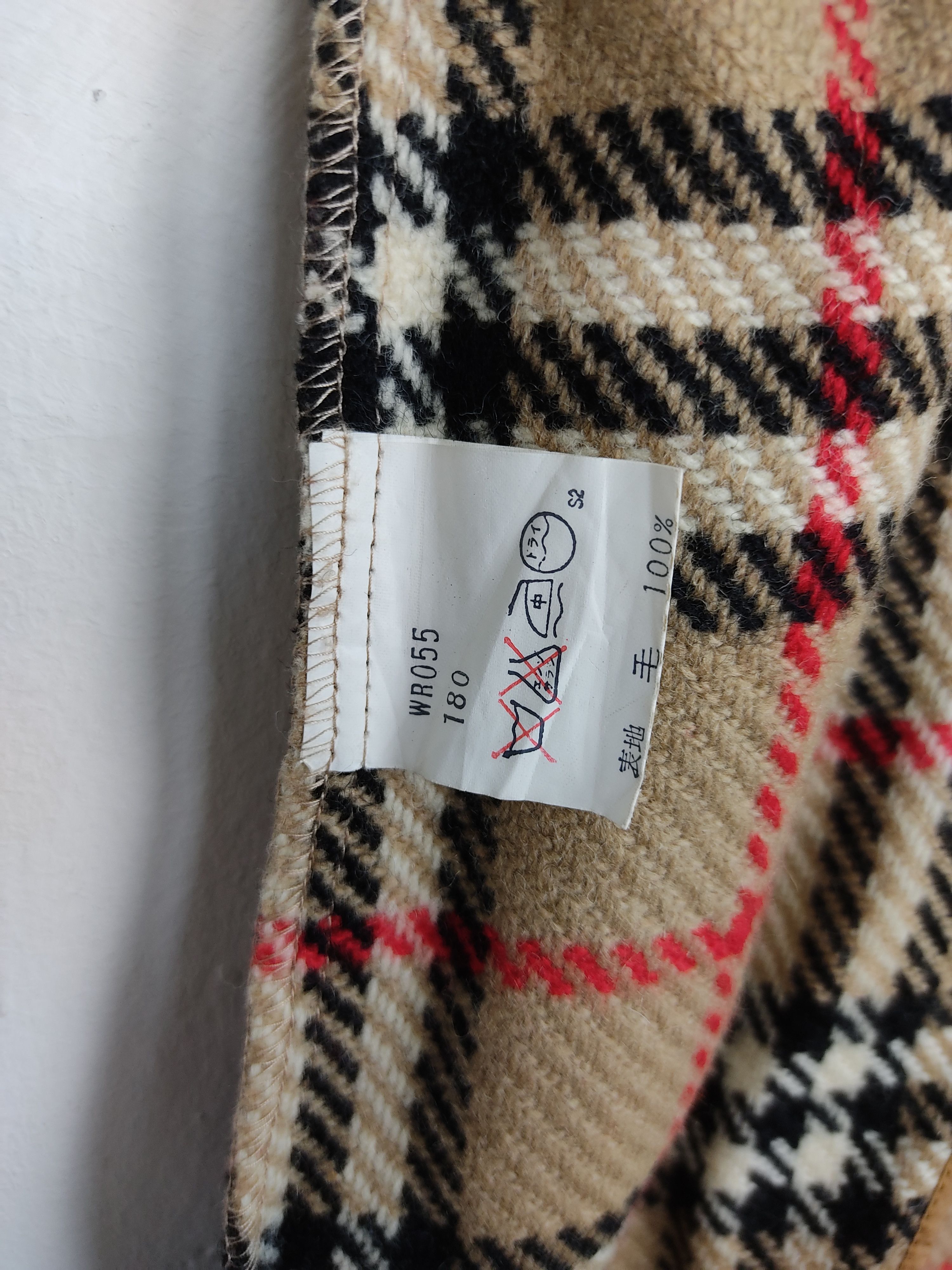 Burberry Vintage BURBERRY London Nova Check Wool Inner Jacket Size US M / EU 48-50 / 2 - 5 Thumbnail
