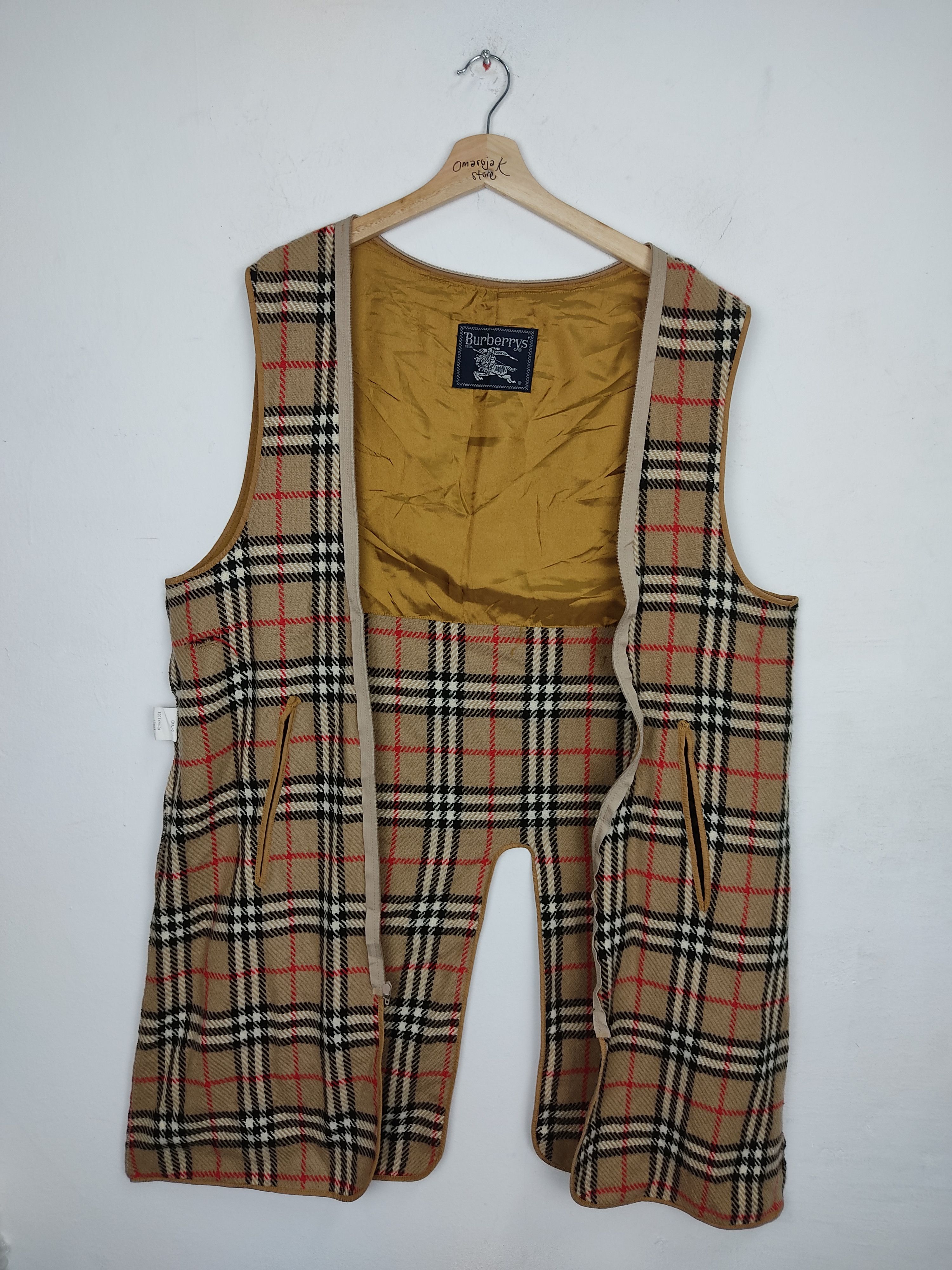 Burberry Vintage BURBERRY London Nova Check Wool Inner Jacket Size US M / EU 48-50 / 2 - 1 Thumbnail