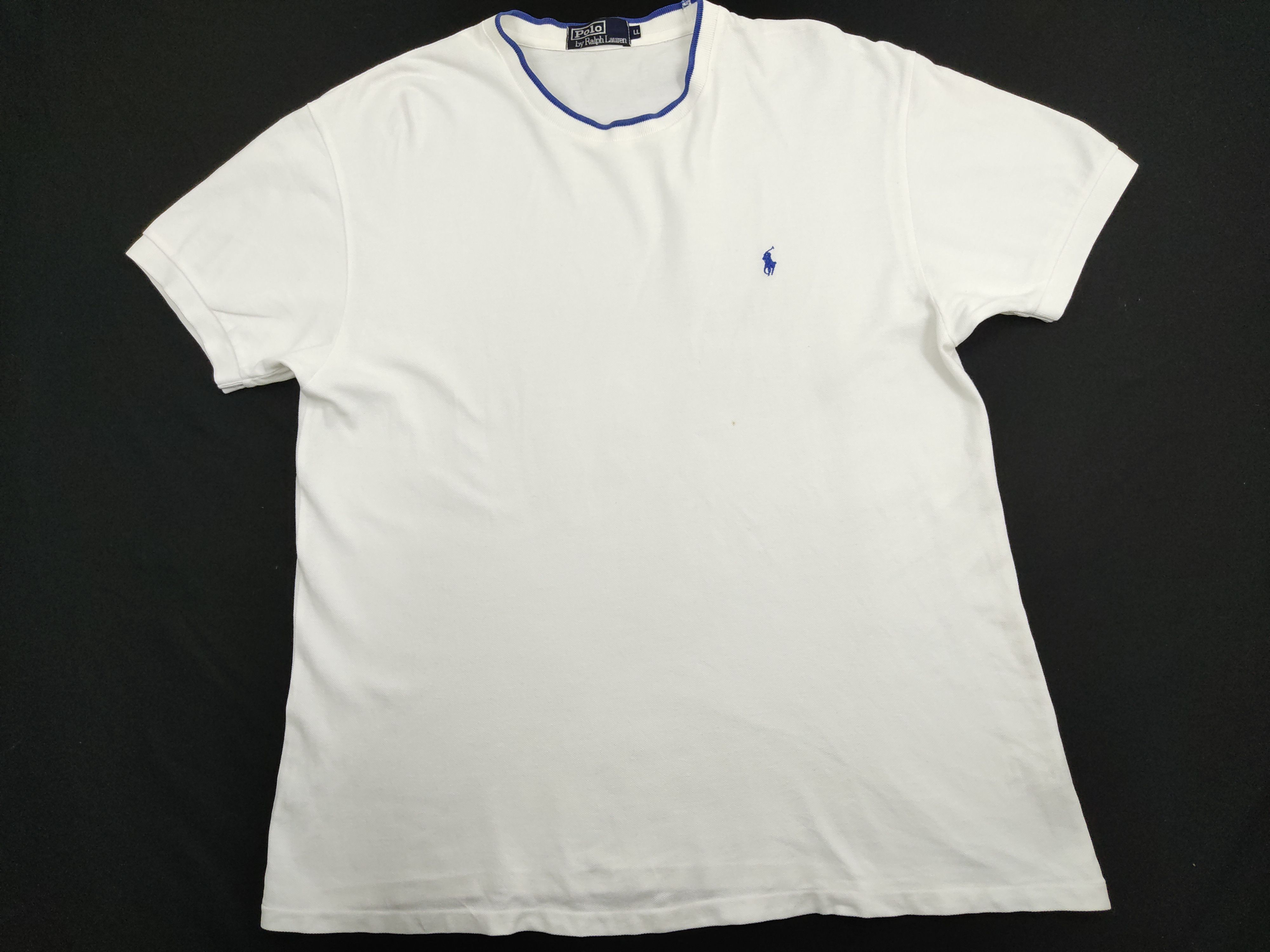 Polo Ralph Lauren Polo Ralph Lauren Small Pony Simple Ringer Neck Tee Size US XL / EU 56 / 4 - 1 Thumbnail