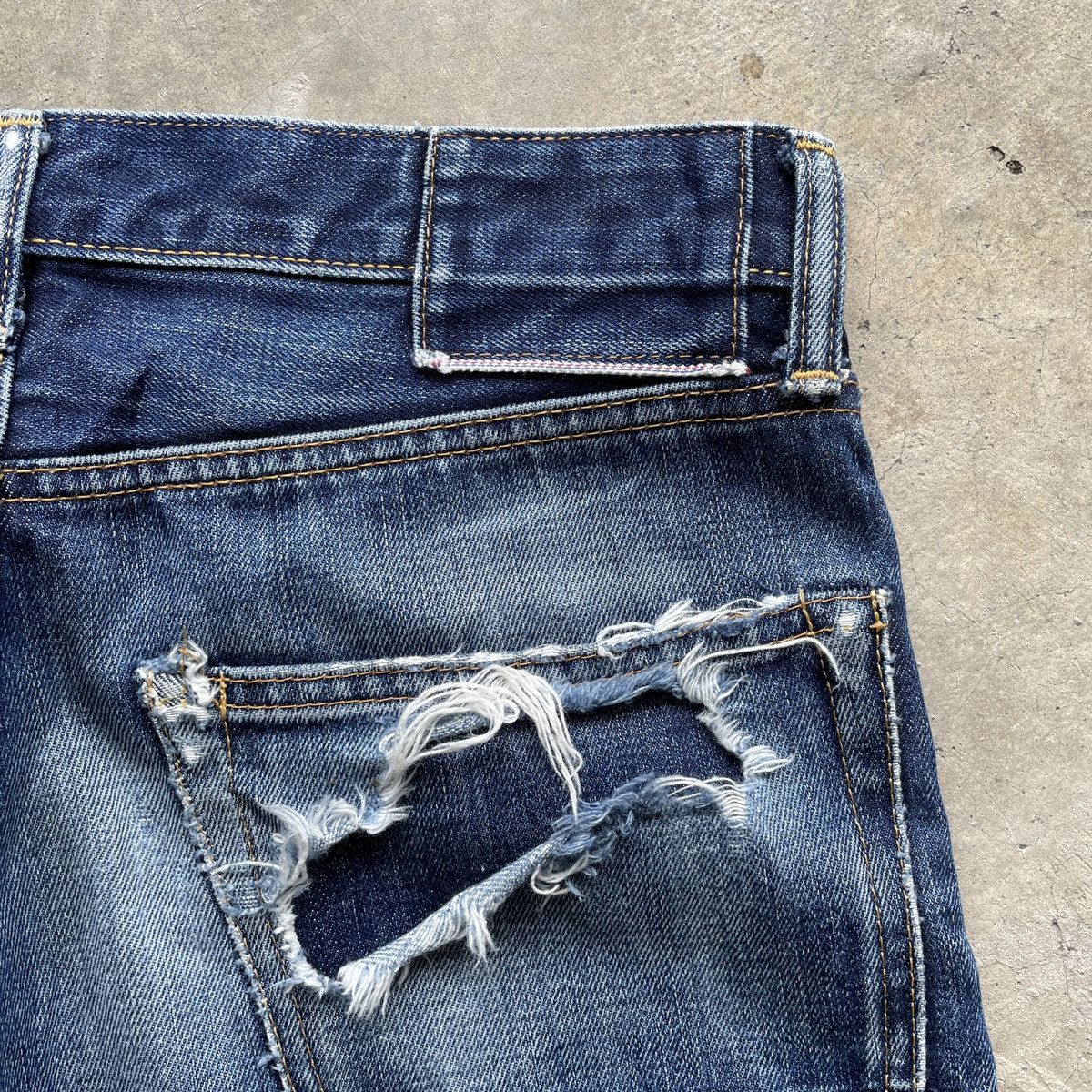 Edifice Japan Vintage EDIFICE Japan Faded Selvedge Denim Jeans Pants W30 Size US 30 / EU 46 - 12 Thumbnail