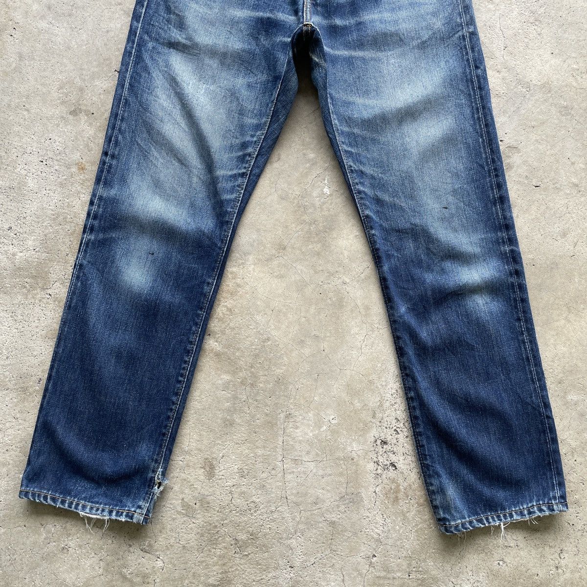 Edifice Japan Vintage EDIFICE Japan Faded Selvedge Denim Jeans Pants W30 Size US 30 / EU 46 - 4 Thumbnail