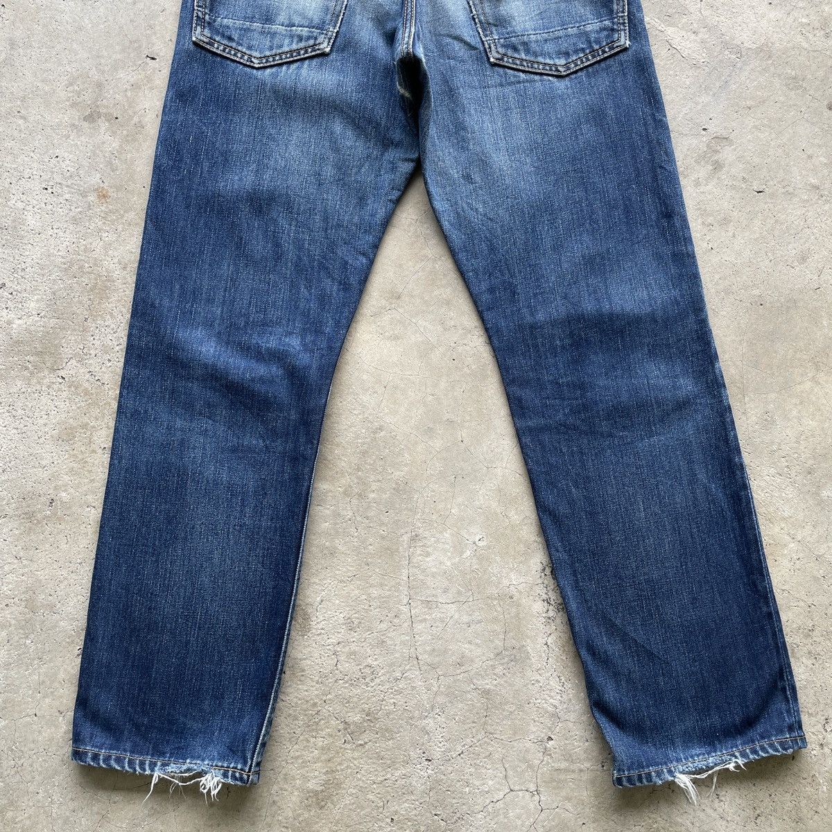 Edifice Japan Vintage EDIFICE Japan Faded Selvedge Denim Jeans Pants W30 Size US 30 / EU 46 - 16 Thumbnail