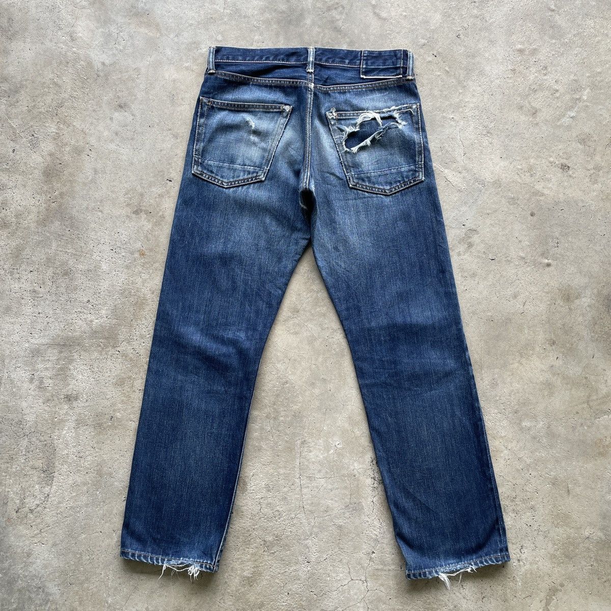 Edifice Japan Vintage EDIFICE Japan Faded Selvedge Denim Jeans Pants W30 Size US 30 / EU 46 - 17 Thumbnail