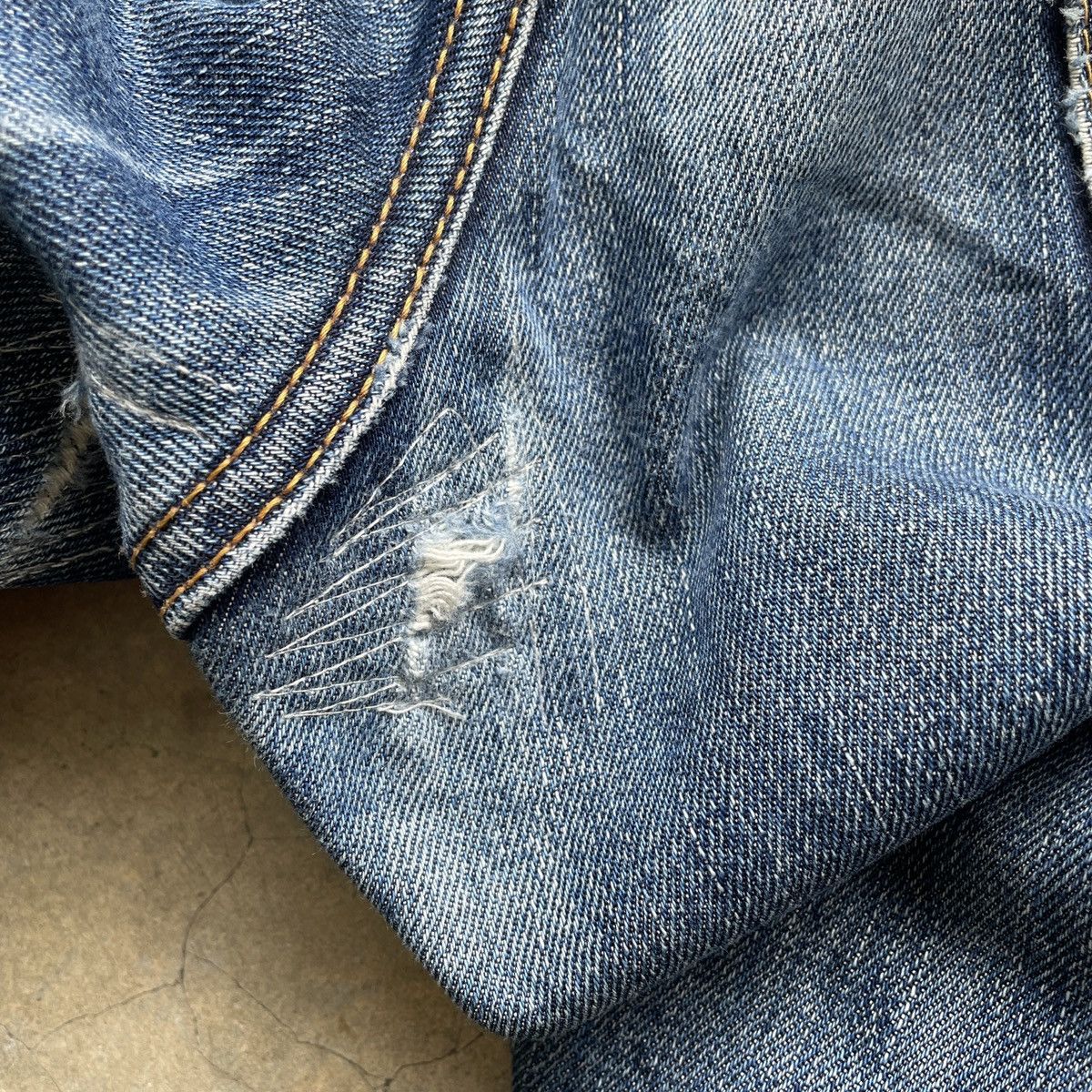 Edifice Japan Vintage EDIFICE Japan Faded Selvedge Denim Jeans Pants W30 Size US 30 / EU 46 - 11 Thumbnail