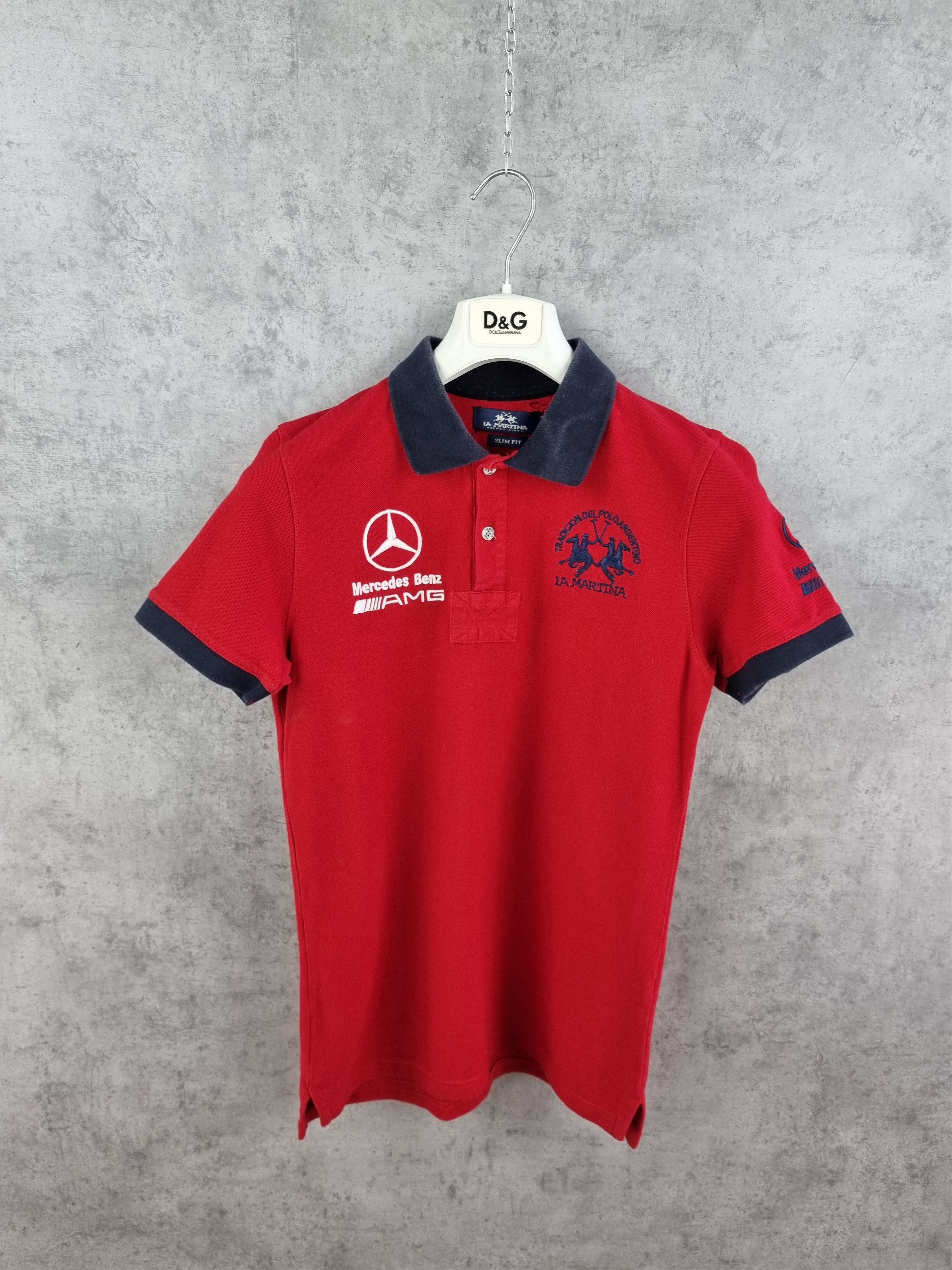 La Martina × Mercedes-Benz Rare Mercedes Racing Polo Shirt Formula 1 Size US S / EU 44-46 / 1 - 2 Thumbnail