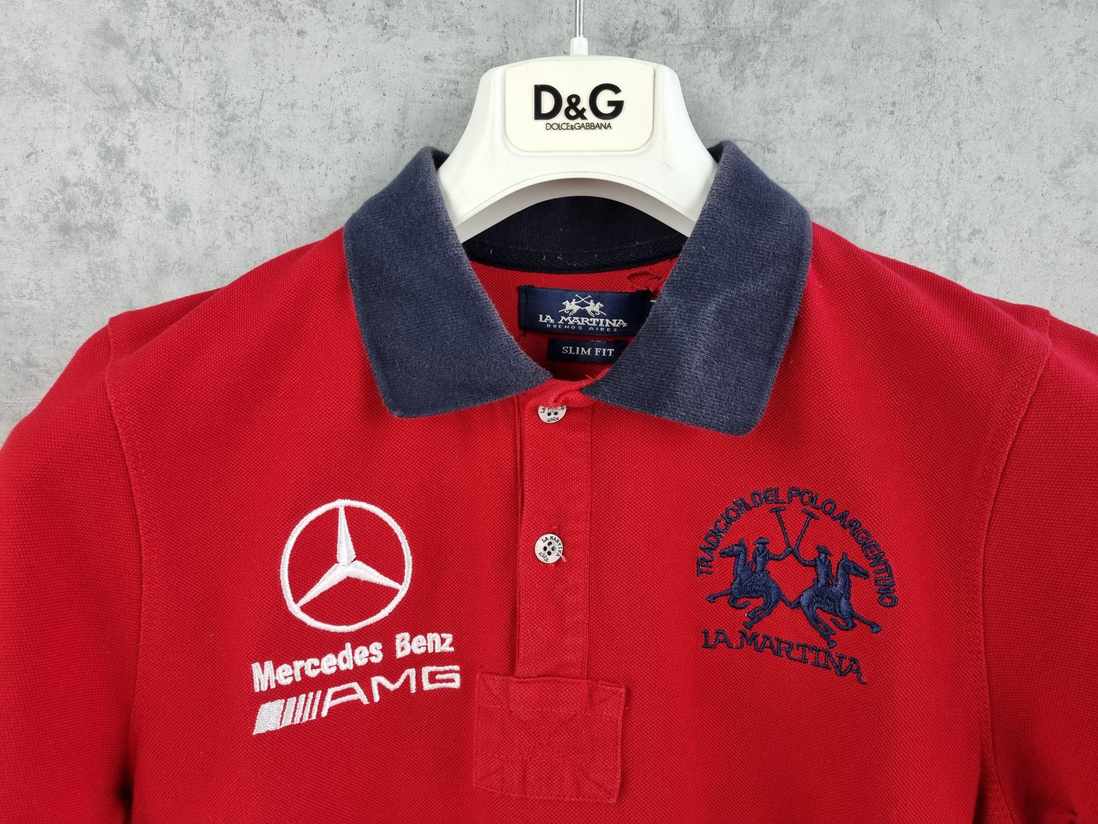 La Martina × Mercedes-Benz Rare Mercedes Racing Polo Shirt Formula 1 Size US S / EU 44-46 / 1 - 3 Thumbnail
