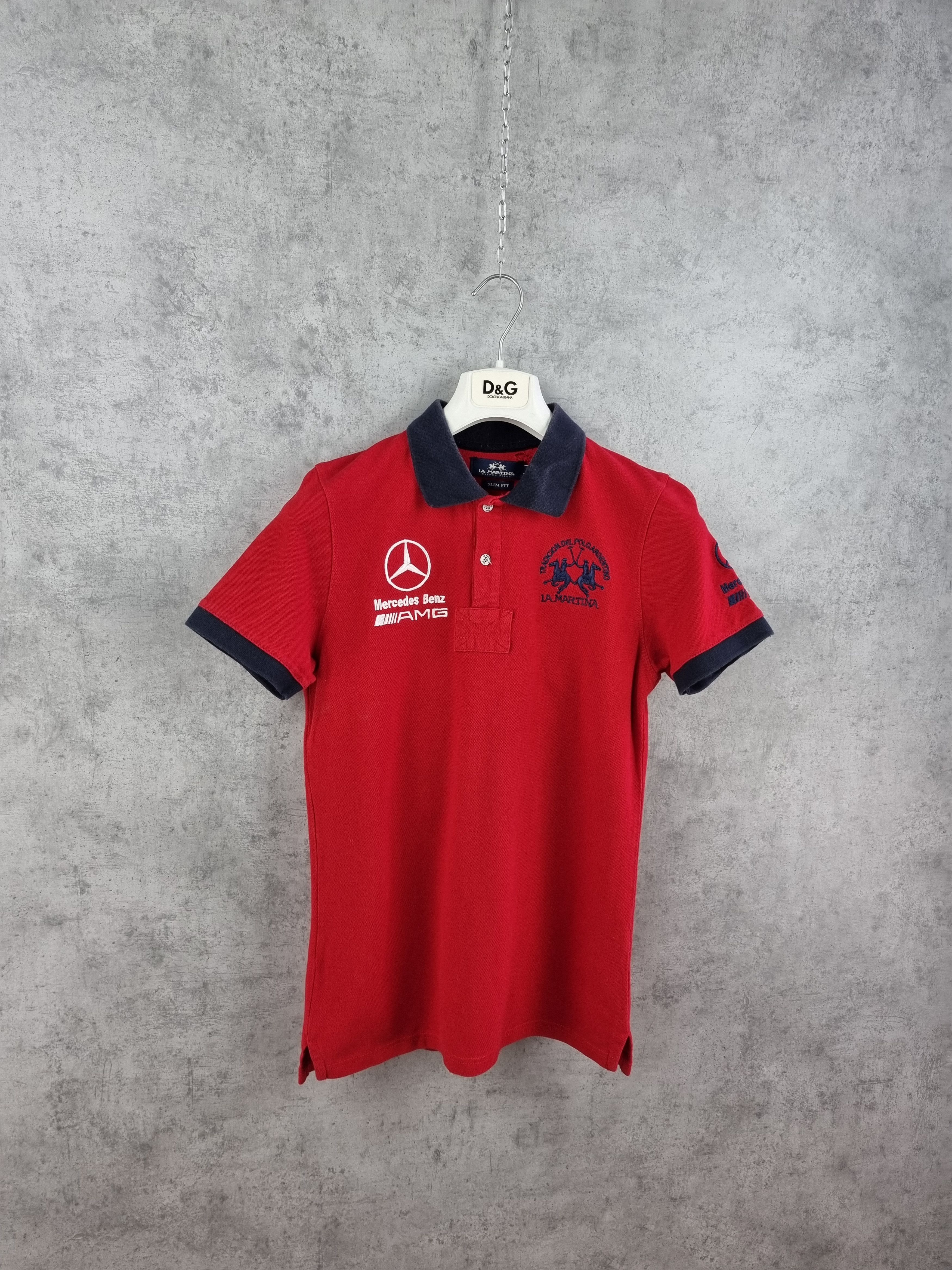 La Martina × Mercedes-Benz Rare Mercedes Racing Polo Shirt Formula 1 Size US S / EU 44-46 / 1 - 15 Thumbnail