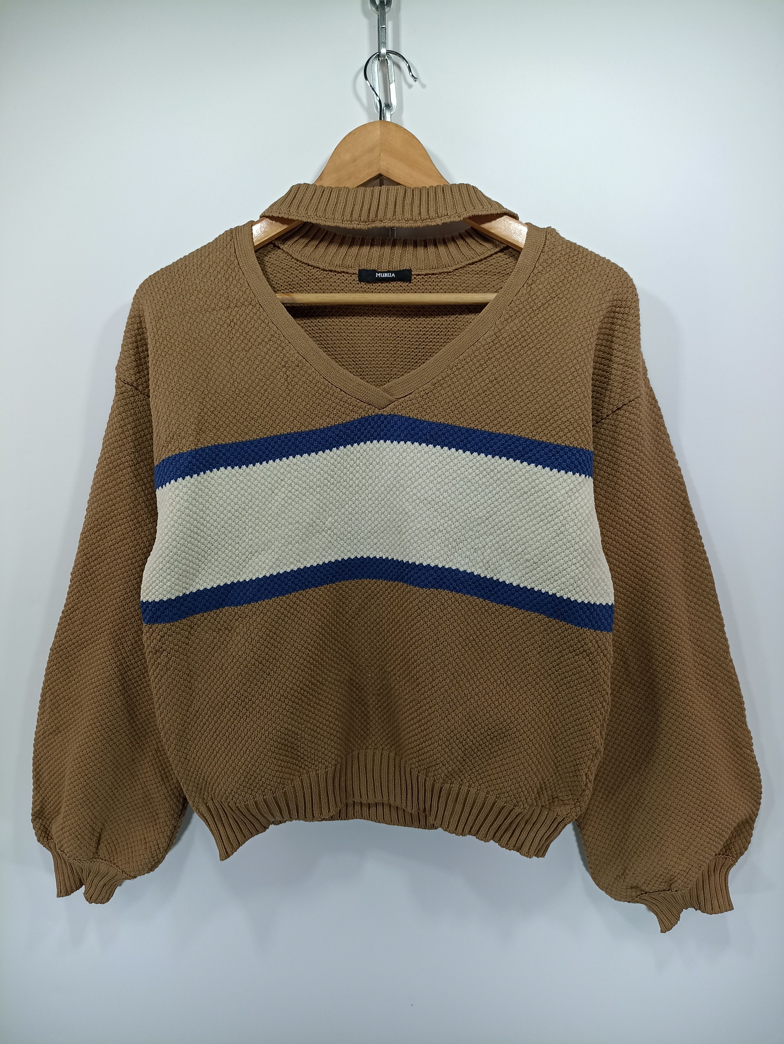 Japanese Brand Murua Cropped Boxy Sleeve Size US S / EU 44-46 / 1 - 1 Thumbnail