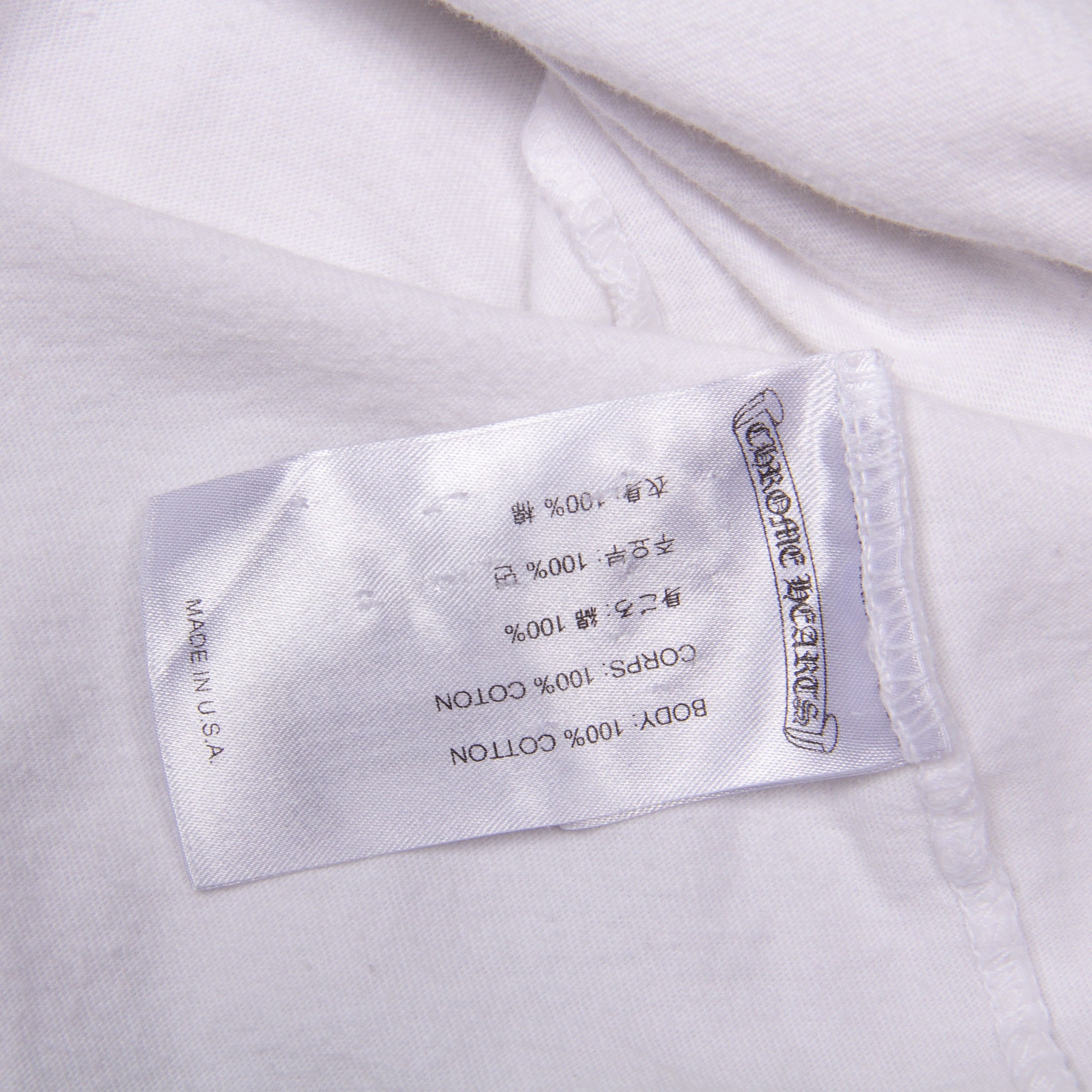 Chrome Hearts CHROME HEARTS NECK LOGO TEE Size US XL / EU 56 / 4 - 6 Thumbnail