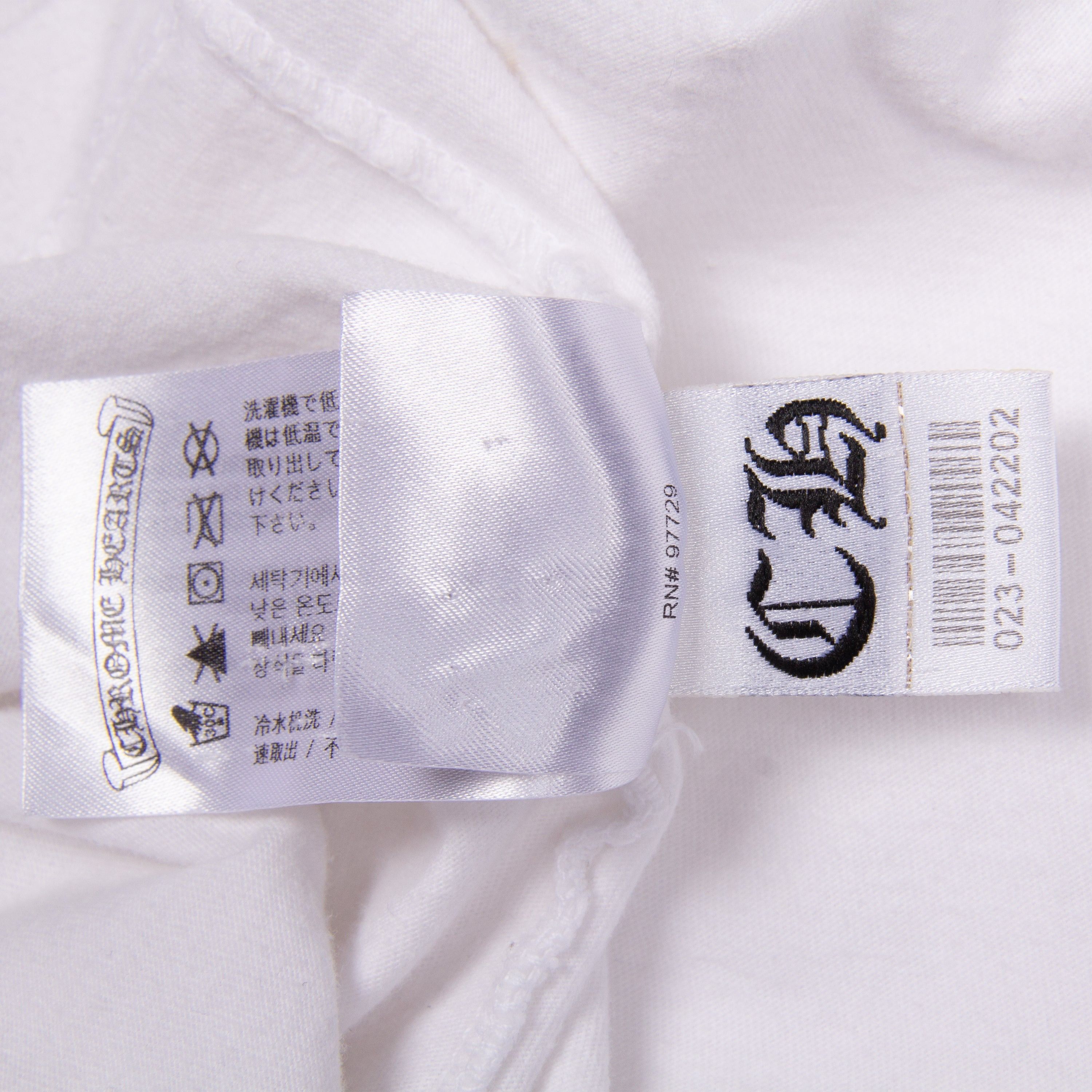 Chrome Hearts CHROME HEARTS NECK LOGO TEE Size US XL / EU 56 / 4 - 8 Thumbnail