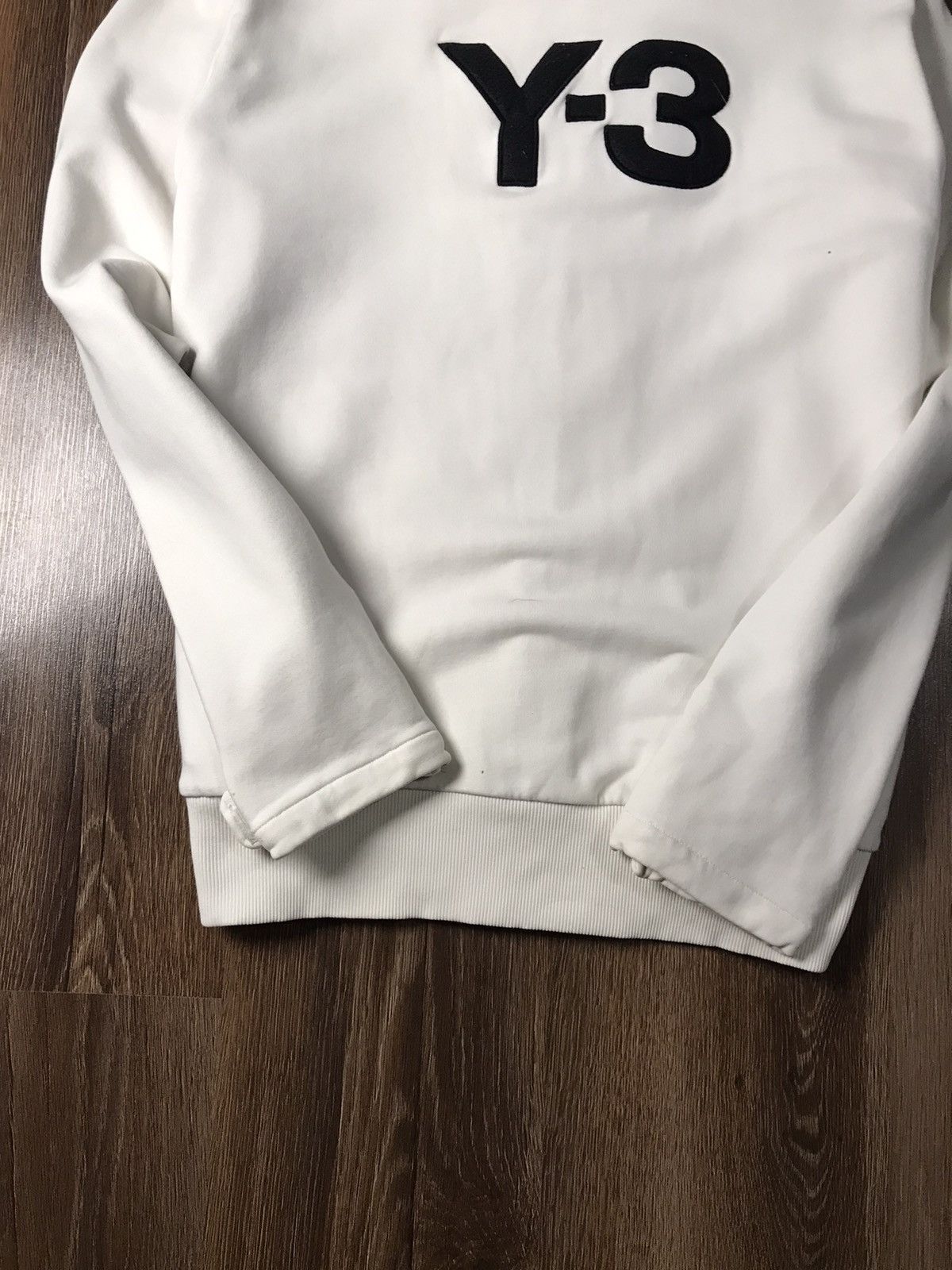 Japanese Brand × Y-3 × Yohji Yamamoto Vintage Y-3 Adidas white zip hoodie Size US XL / EU 56 / 4 - 3 Thumbnail