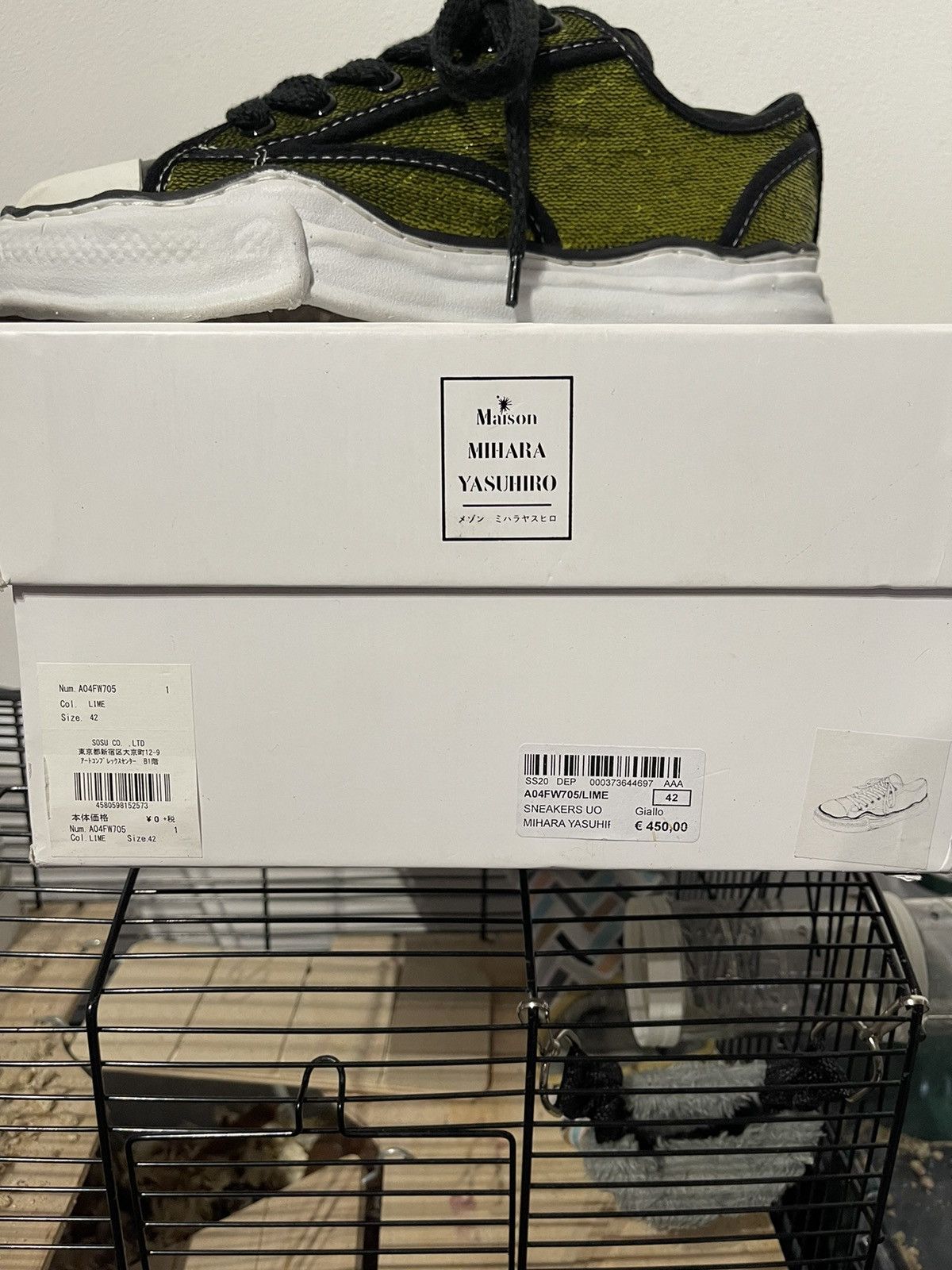 Maison MIHARA YASUHIRO Maison Mihara Yasuhiro Sequin Lime OG Sole Sneakers Size US 8.5 / EU 41-42 - 10 Thumbnail