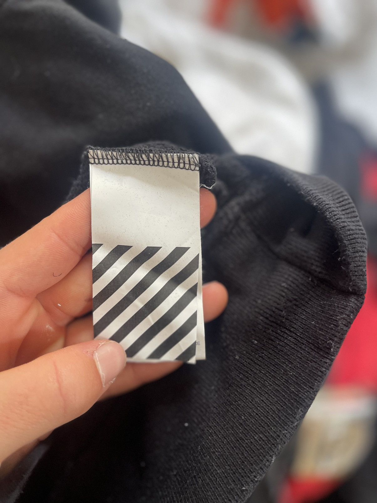 Off-White Off white unfinished hoodie Size US M / EU 48-50 / 2 - 12 Thumbnail