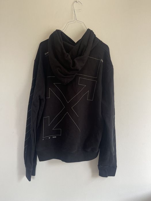 Off white outlet unfinished hoodie