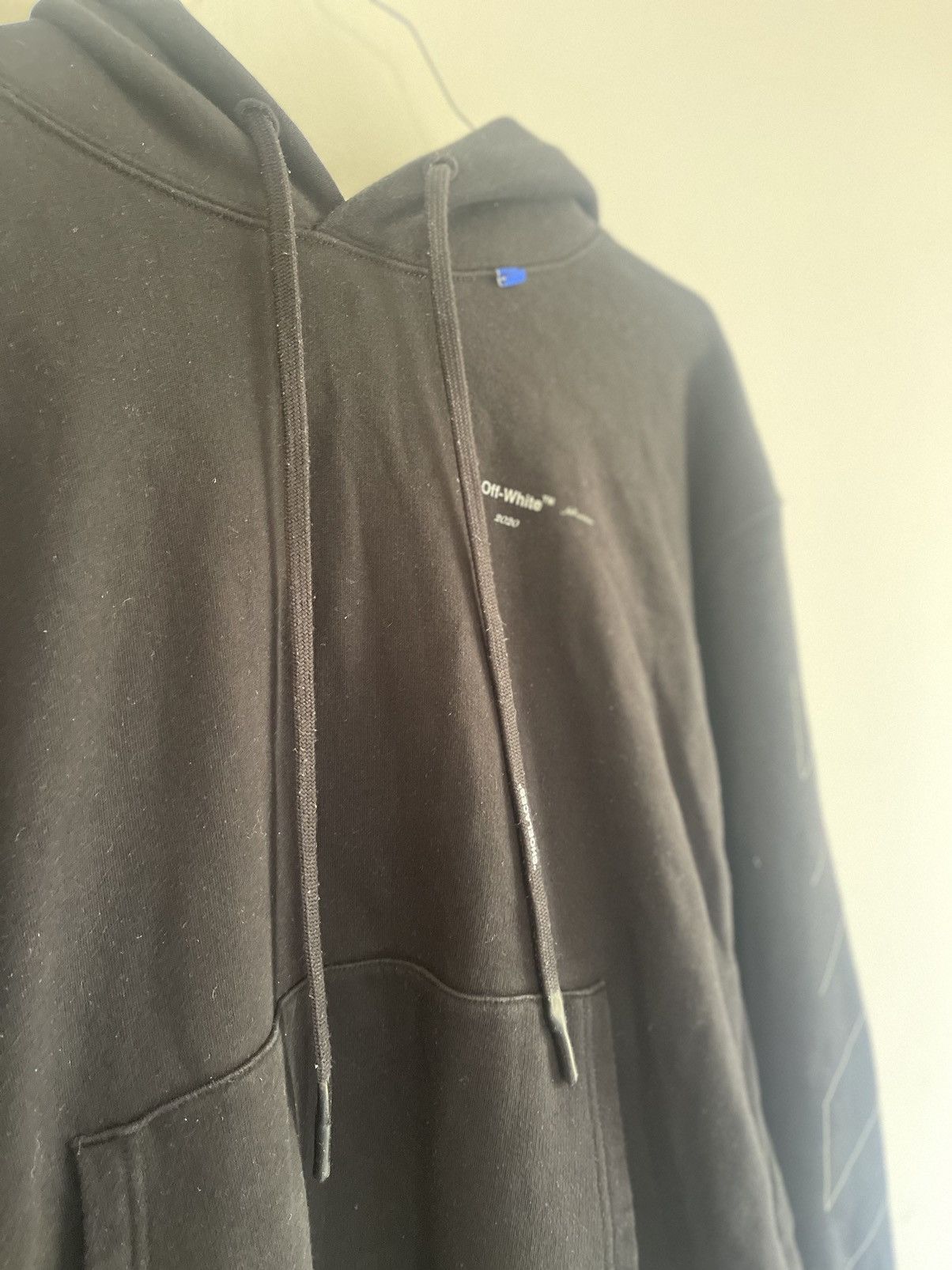 Off-White Off white unfinished hoodie Size US M / EU 48-50 / 2 - 6 Thumbnail