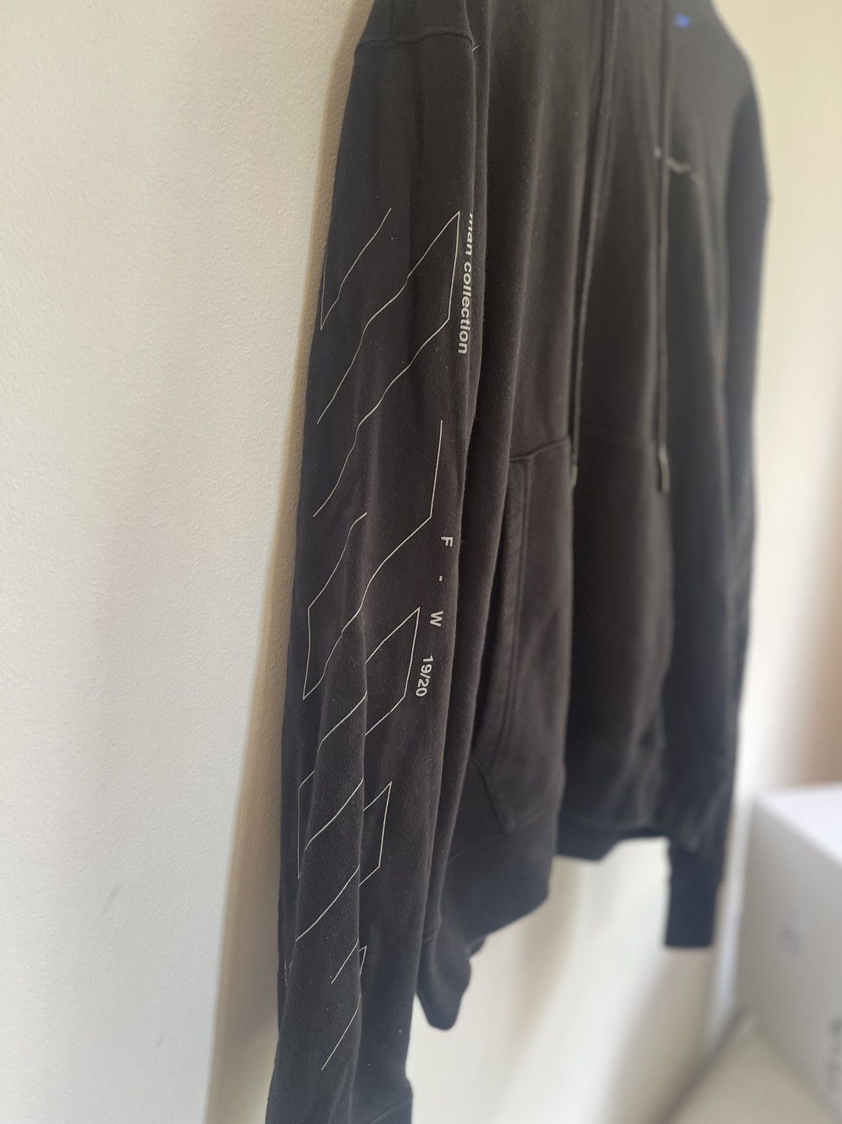 Off-White Off white unfinished hoodie Size US M / EU 48-50 / 2 - 7 Thumbnail